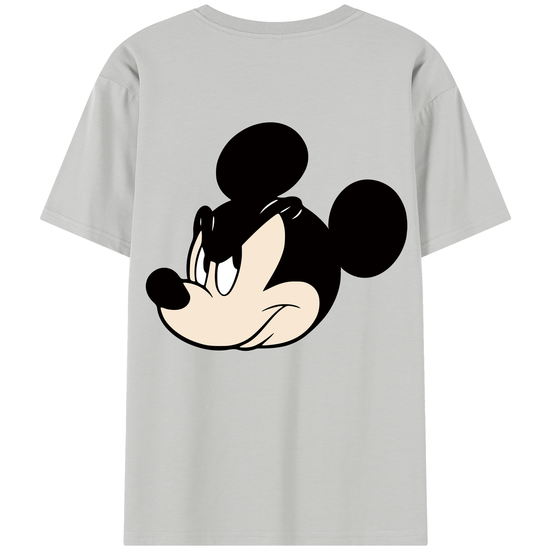 （画像用） ミッキーマウス Mickey Mouse レディース半袖Tシャツ(バックプリント)