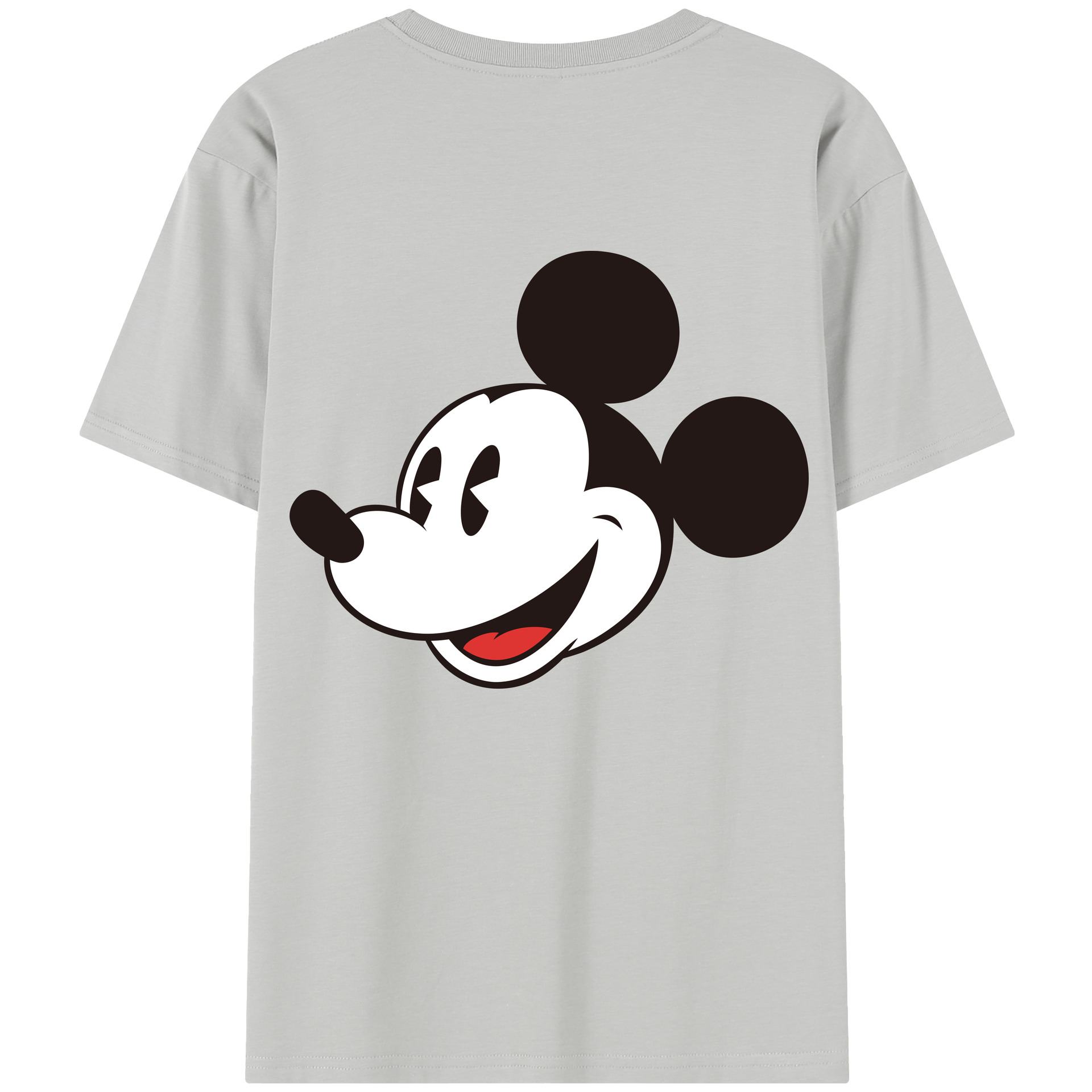 （画像用） ミッキーマウス Mickey Mouse レディース半袖Tシャツ(バックプリント)