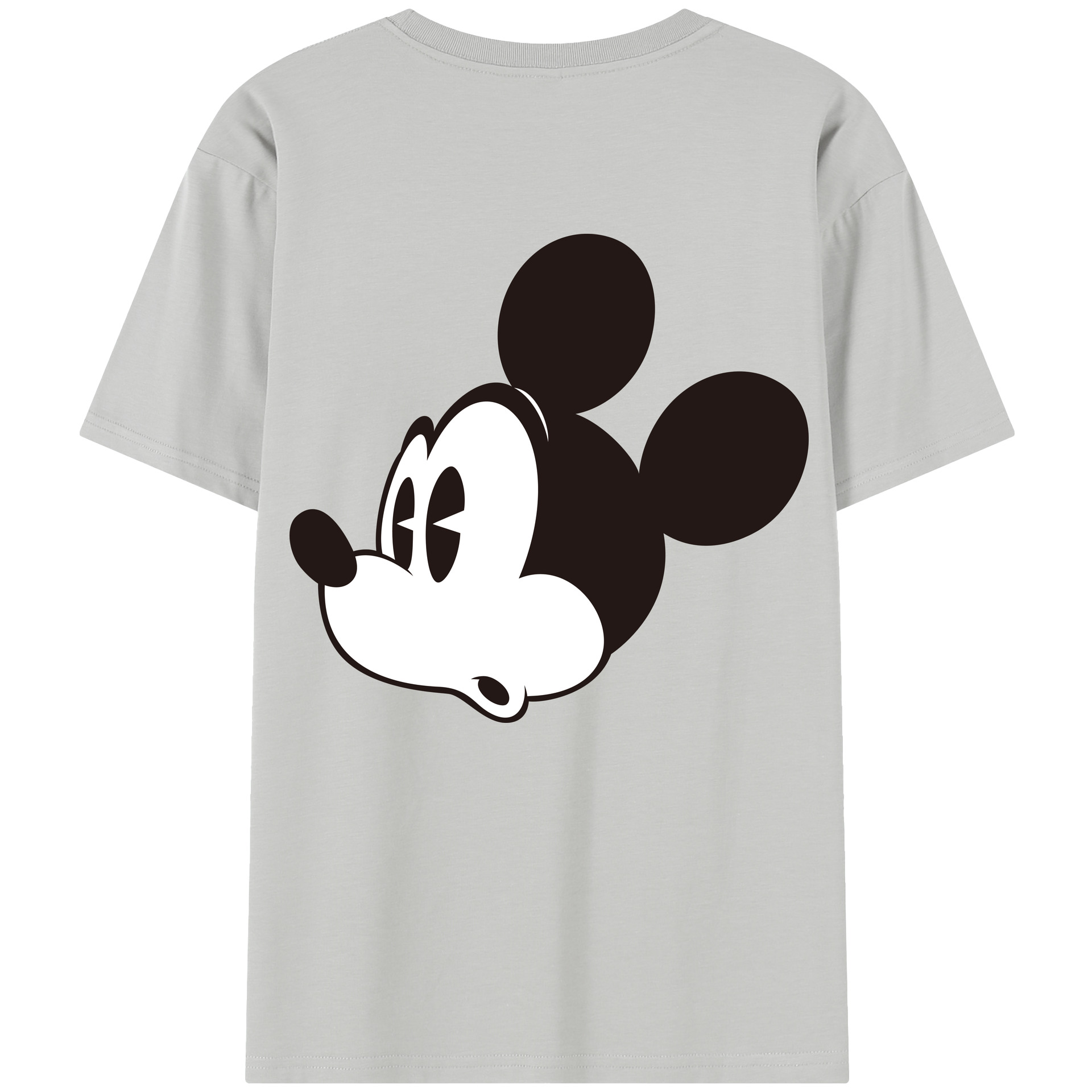 （画像用） ミッキーマウス Mickey Mouse レディース半袖Tシャツ(バックプリント)