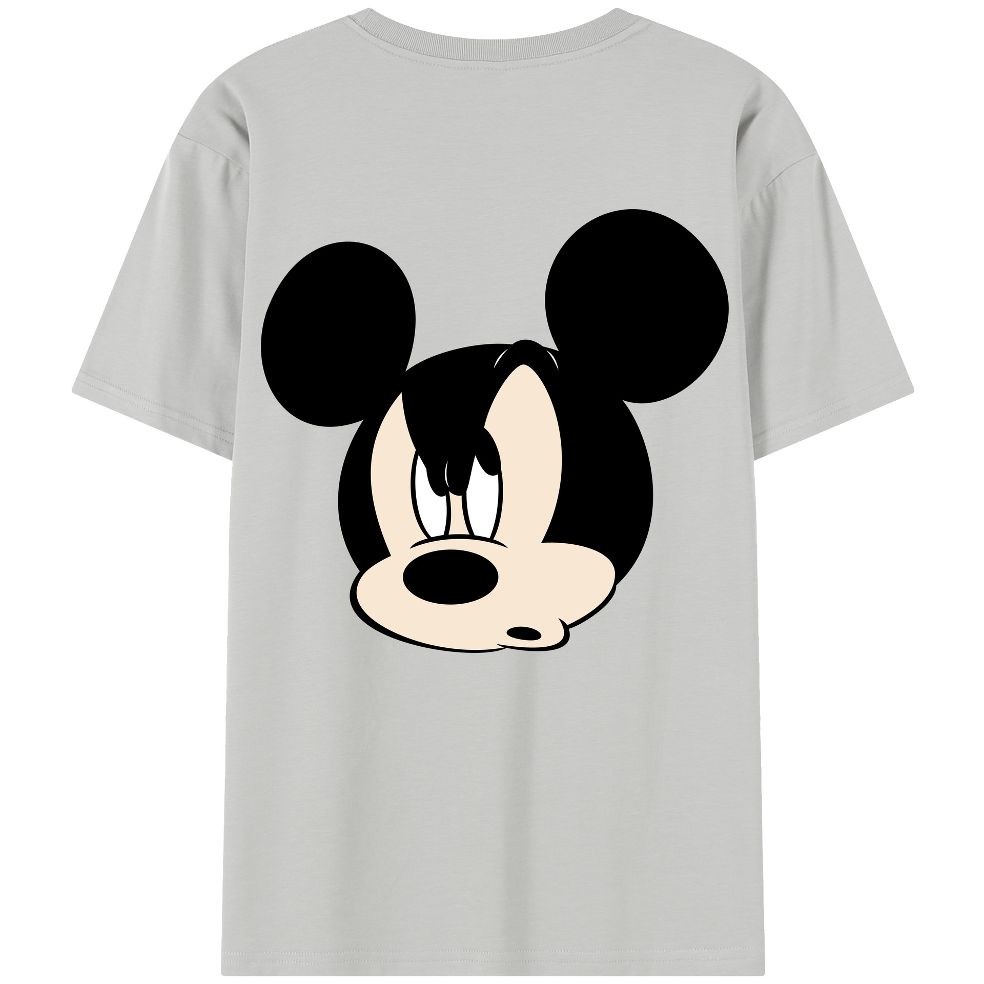 （画像用） ミッキーマウス Mickey Mouse レディース半袖Tシャツ(バックプリント)