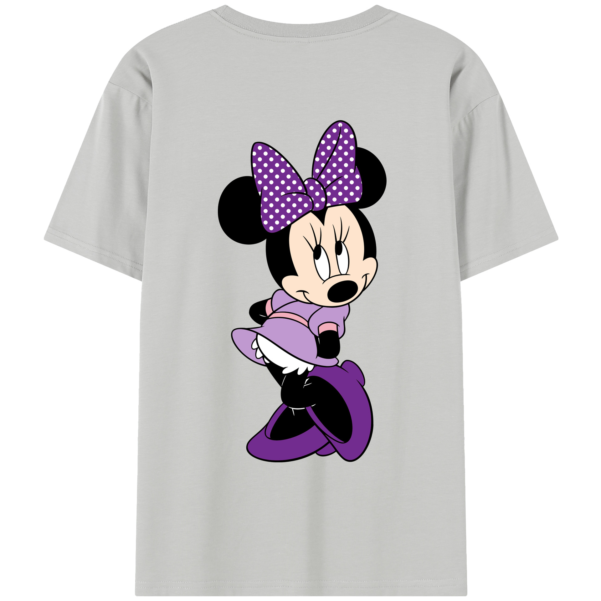 （画像用） ミッキーマウス Mickey Mouse レディース半袖Tシャツ(バックプリント)