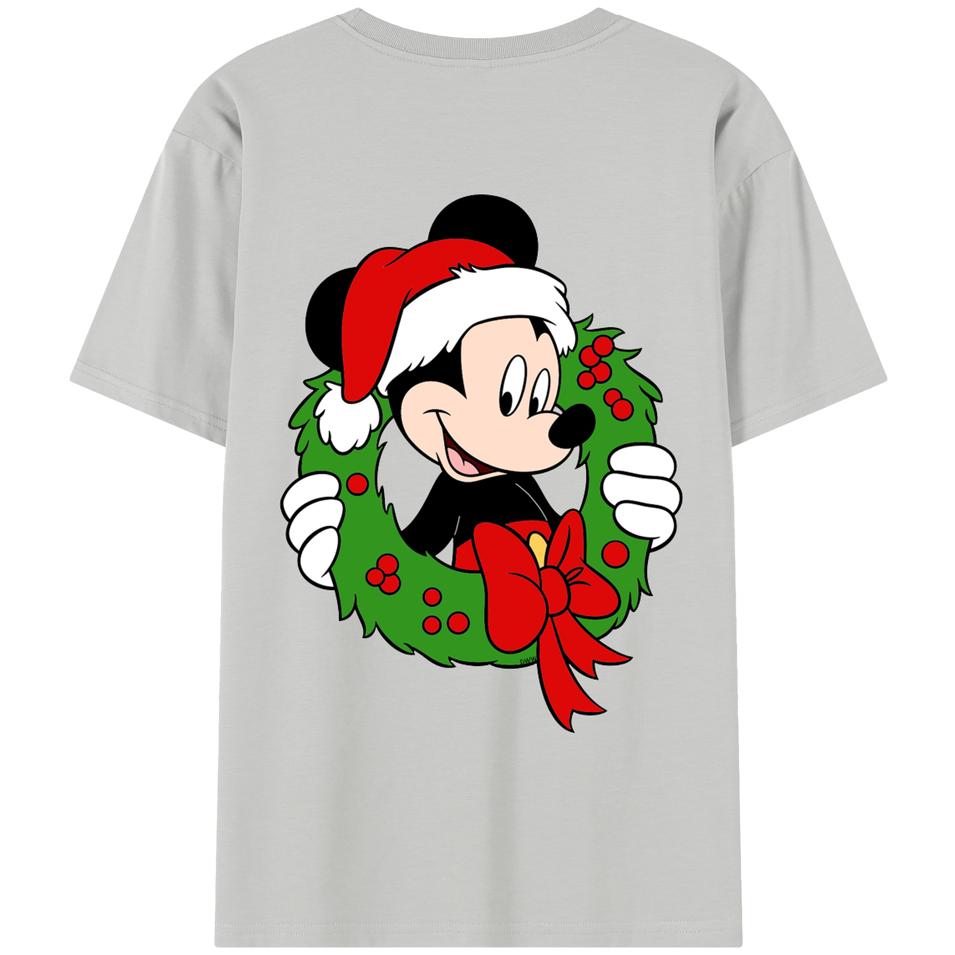 （画像用） ミッキーマウス Mickey Mouse レディース半袖Tシャツ(バックプリント)
