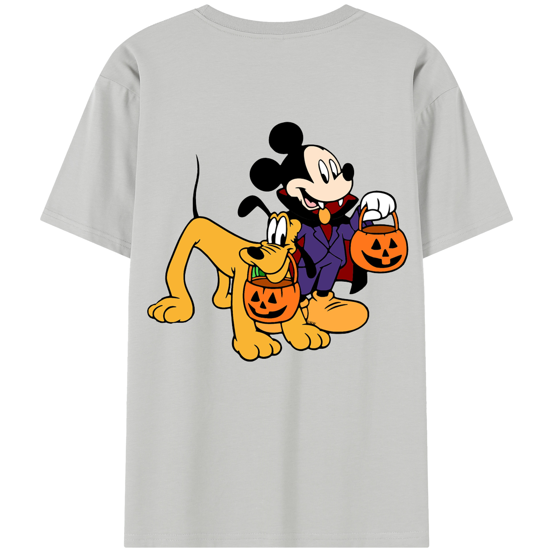 （画像用） ミッキーマウス Mickey Mouse レディース半袖Tシャツ(バックプリント)