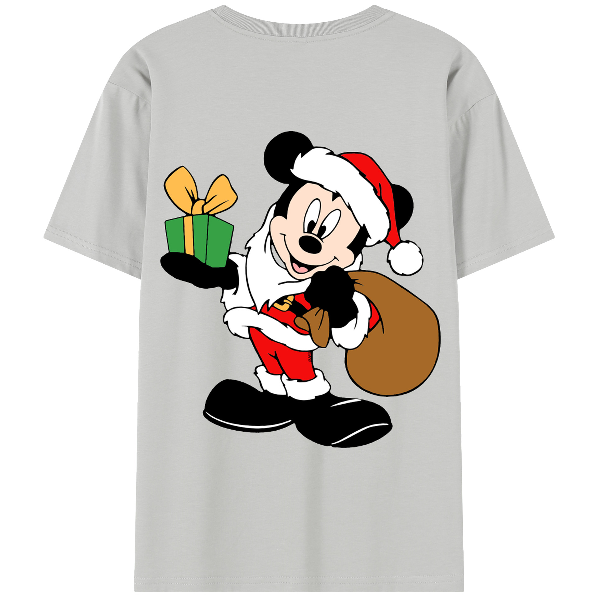 （画像用） ミッキーマウス Mickey Mouse レディース半袖Tシャツ(バックプリント)