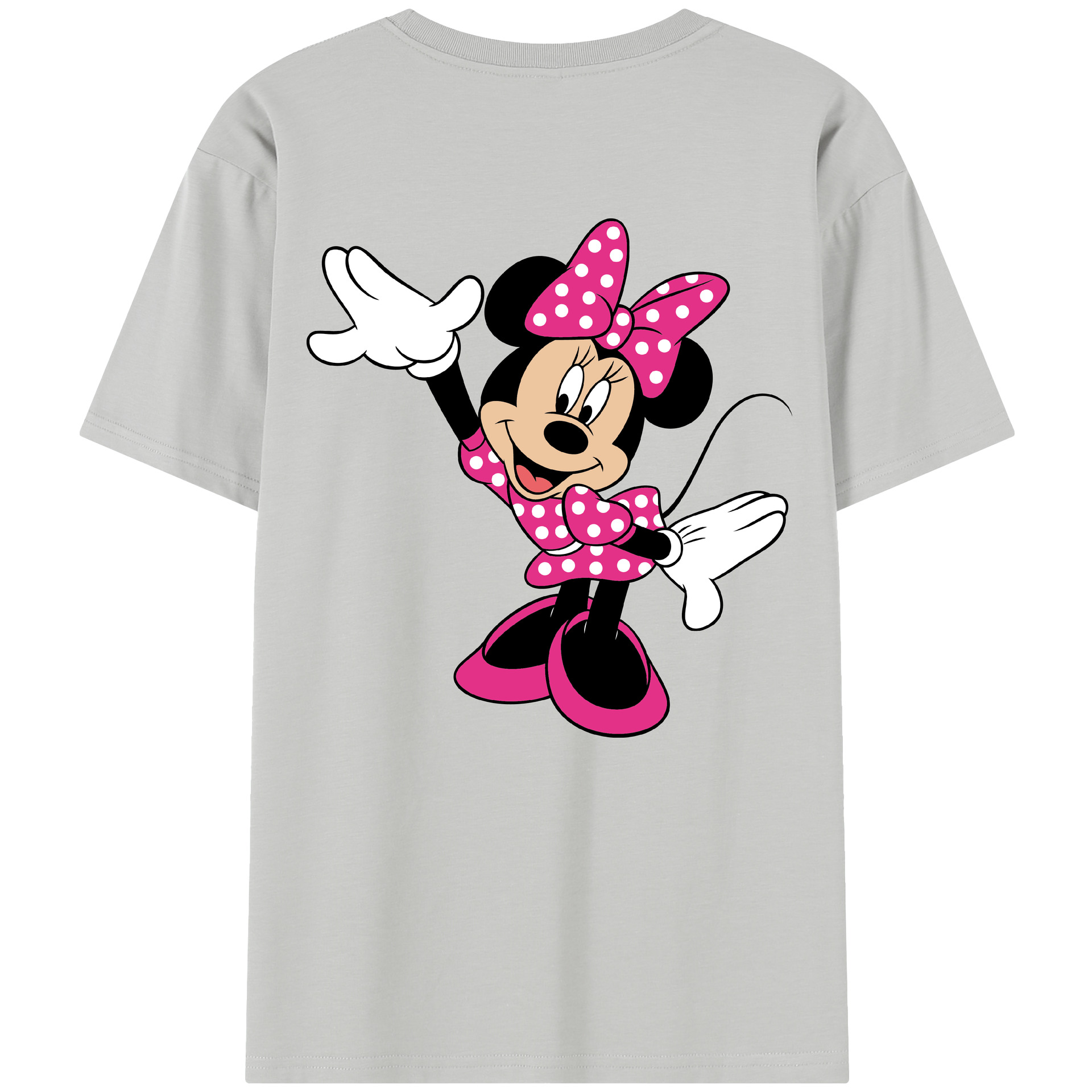 （画像用） ミッキーマウス Mickey Mouse レディース半袖Tシャツ(バックプリント)