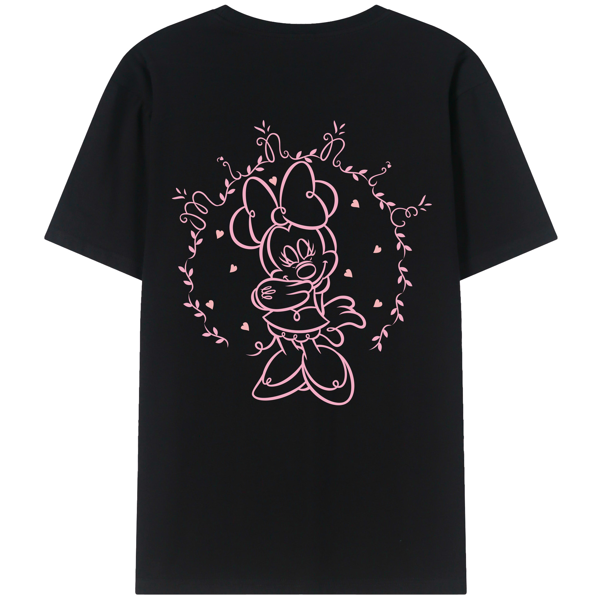 （画像用） ミッキーマウス Mickey Mouse レディース半袖Tシャツ(バックプリント)