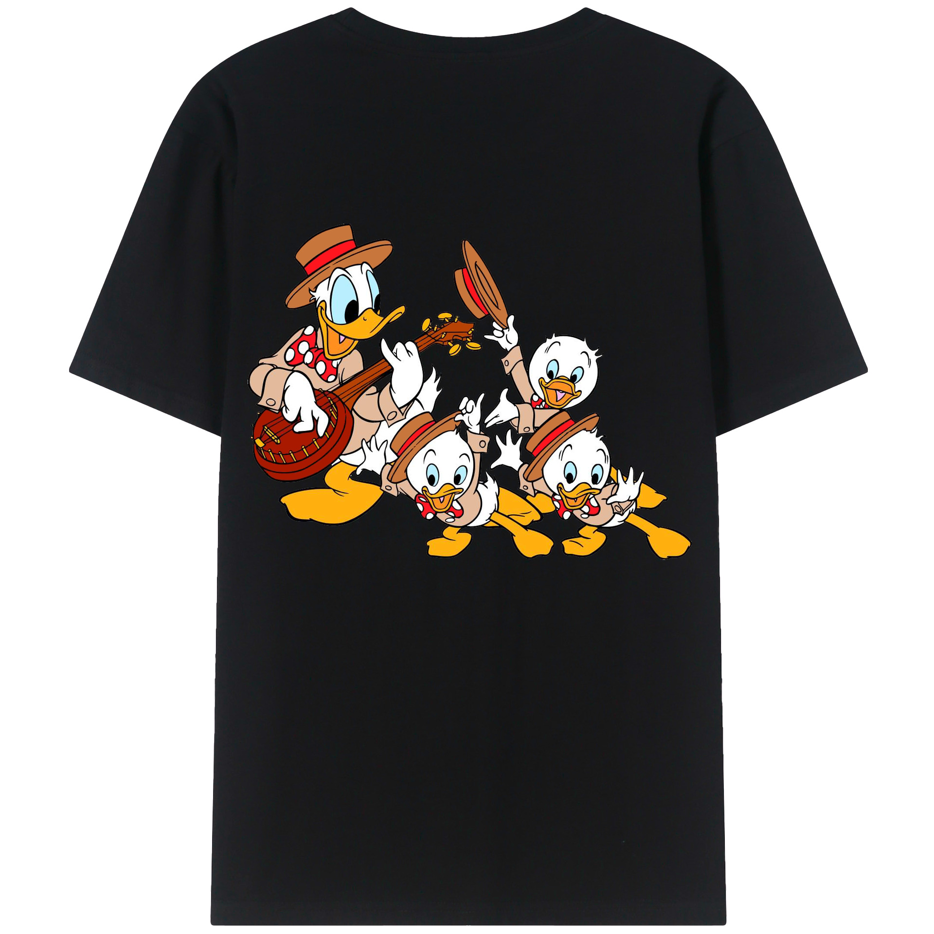 （画像用） ミッキーマウス Mickey Mouse レディース半袖Tシャツ(バックプリント)