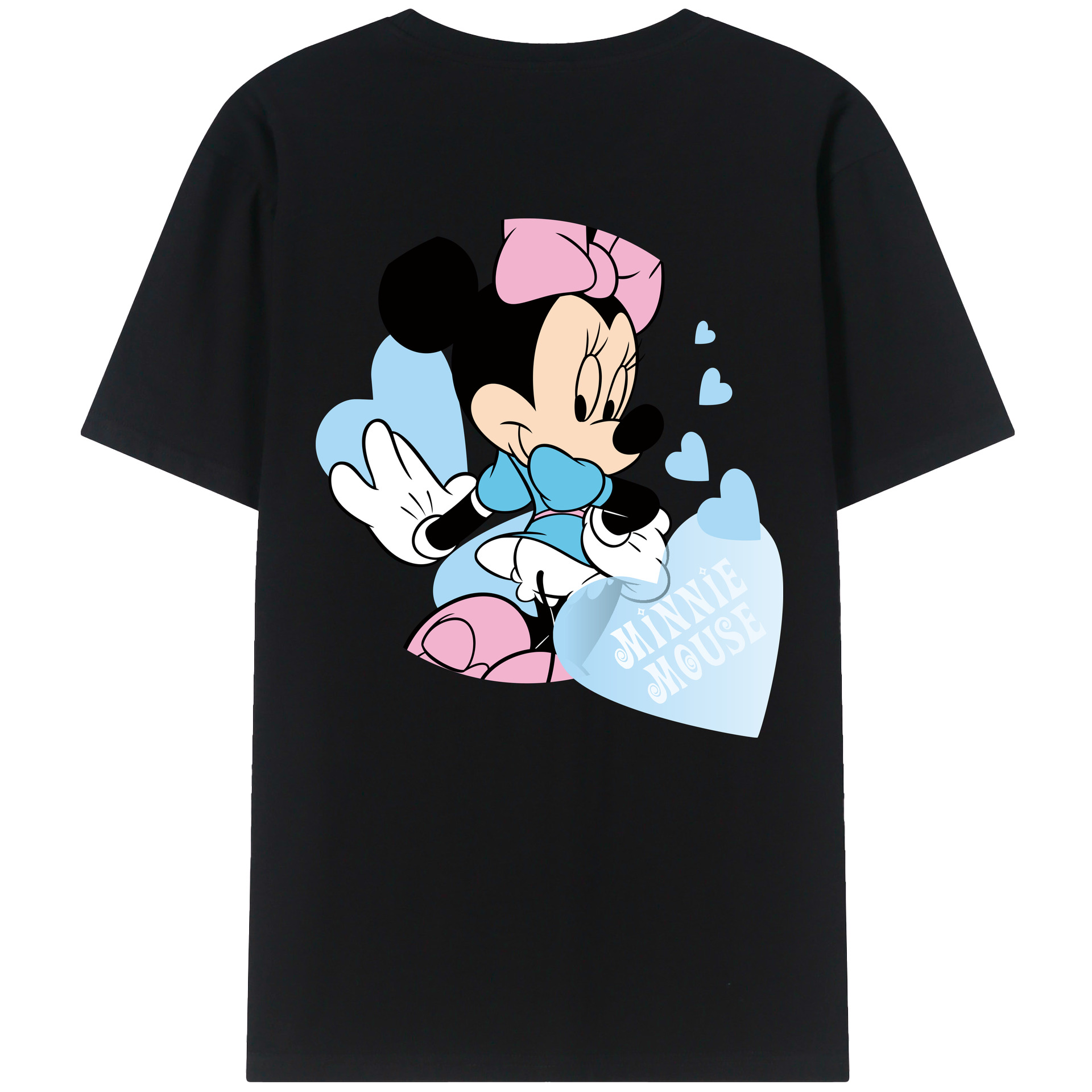 （画像用） ミッキーマウス Mickey Mouse レディース半袖Tシャツ(バックプリント)