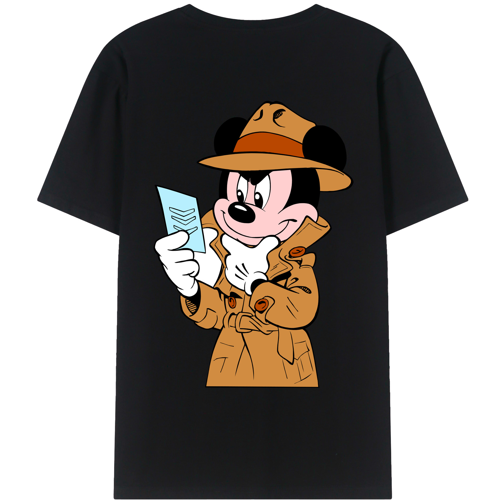 （画像用） ミッキーマウス Mickey Mouse レディース半袖Tシャツ(バックプリント)