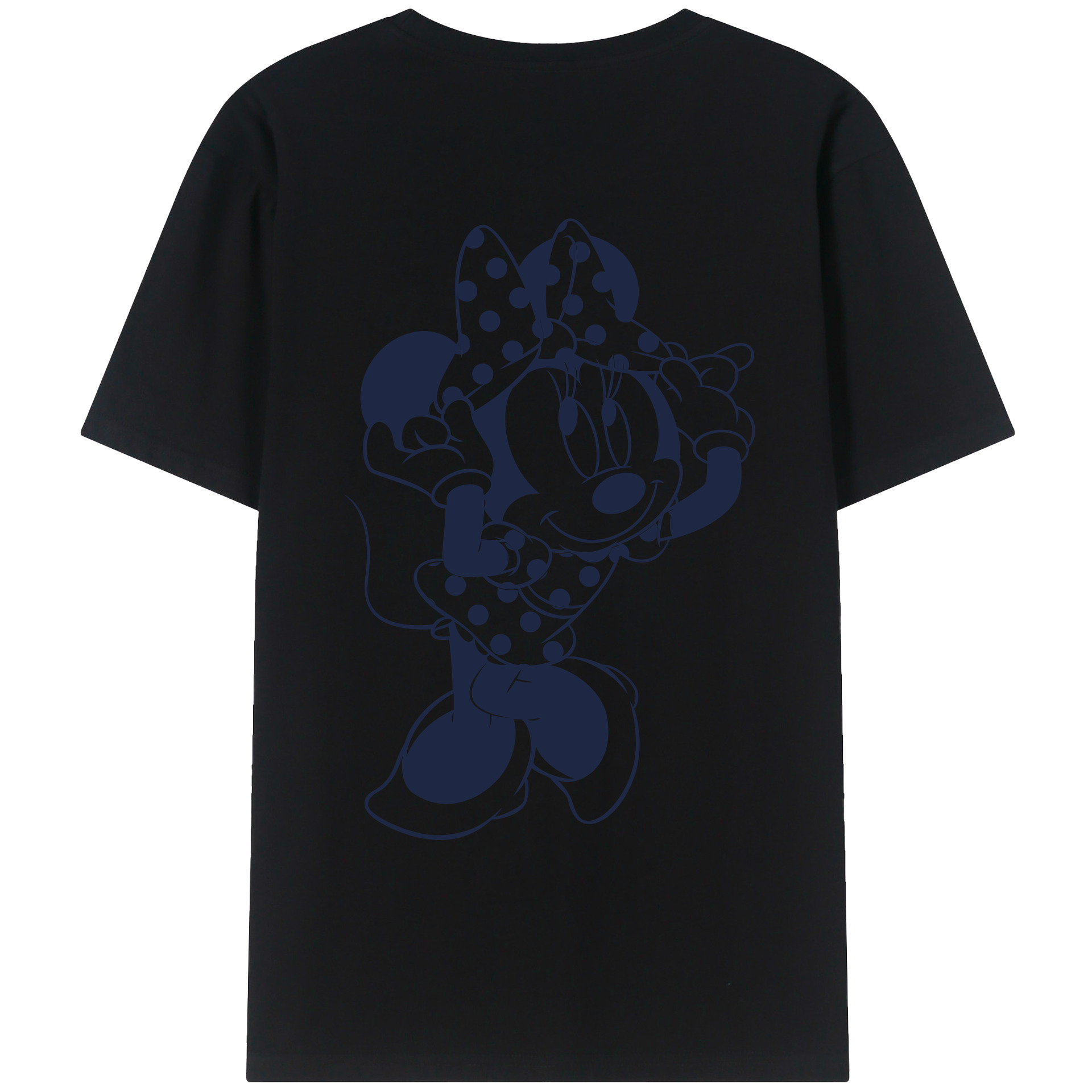 （画像用） ミッキーマウス Mickey Mouse レディース半袖Tシャツ(バックプリント)