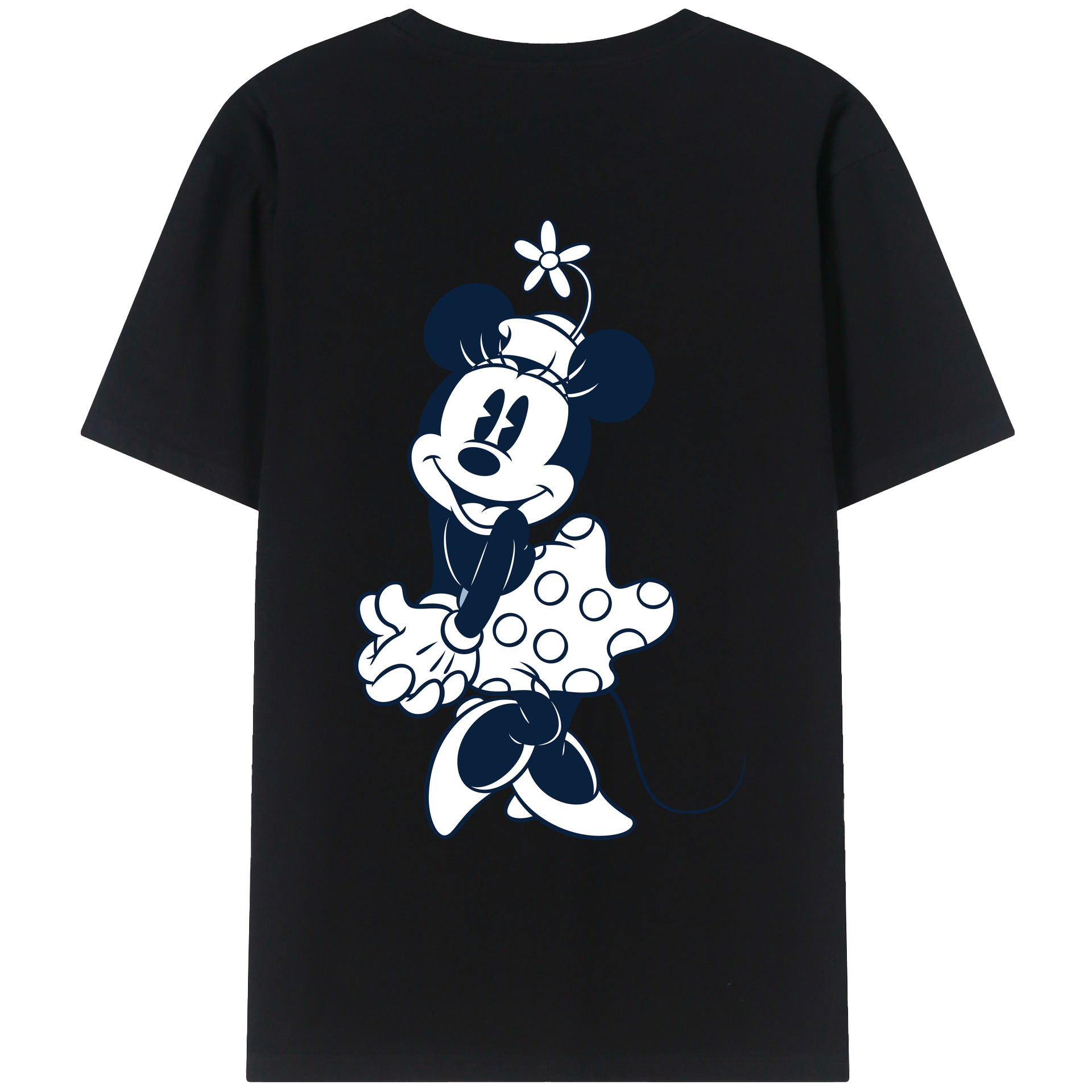 （画像用） ミッキーマウス Mickey Mouse レディース半袖Tシャツ(バックプリント)