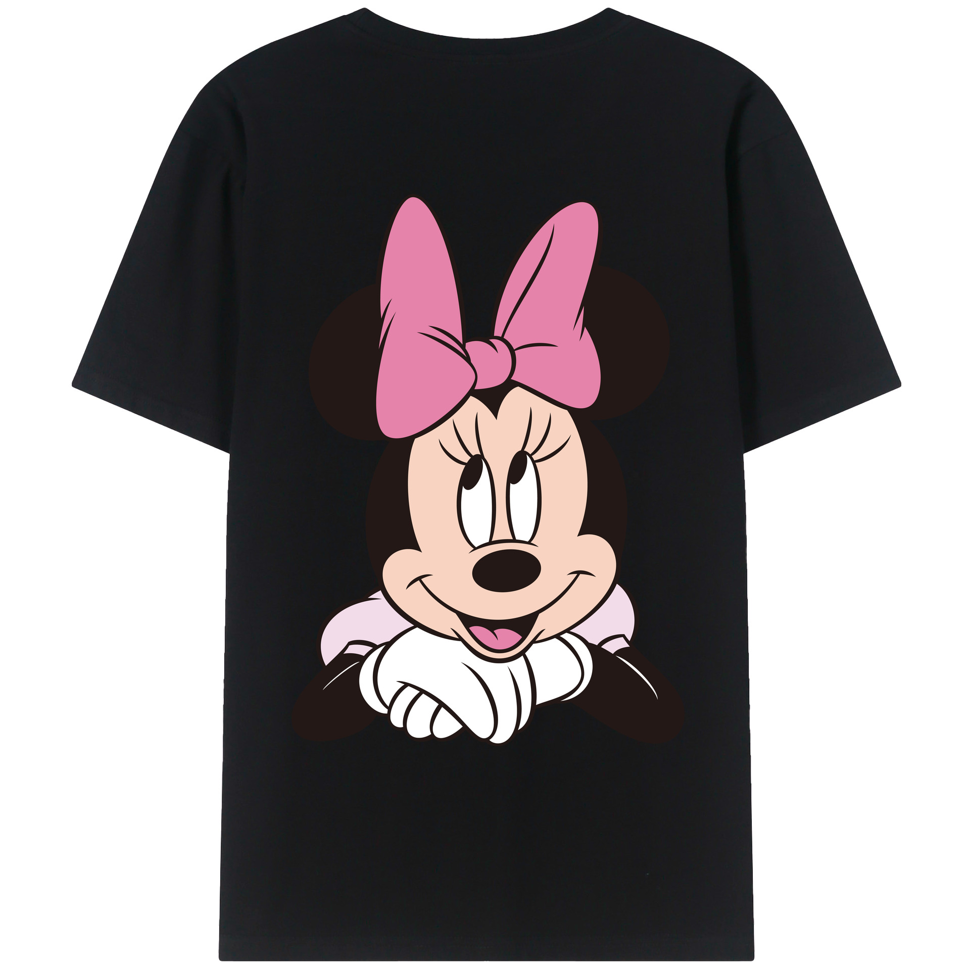 （画像用） ミッキーマウス Mickey Mouse レディース半袖Tシャツ(バックプリント)