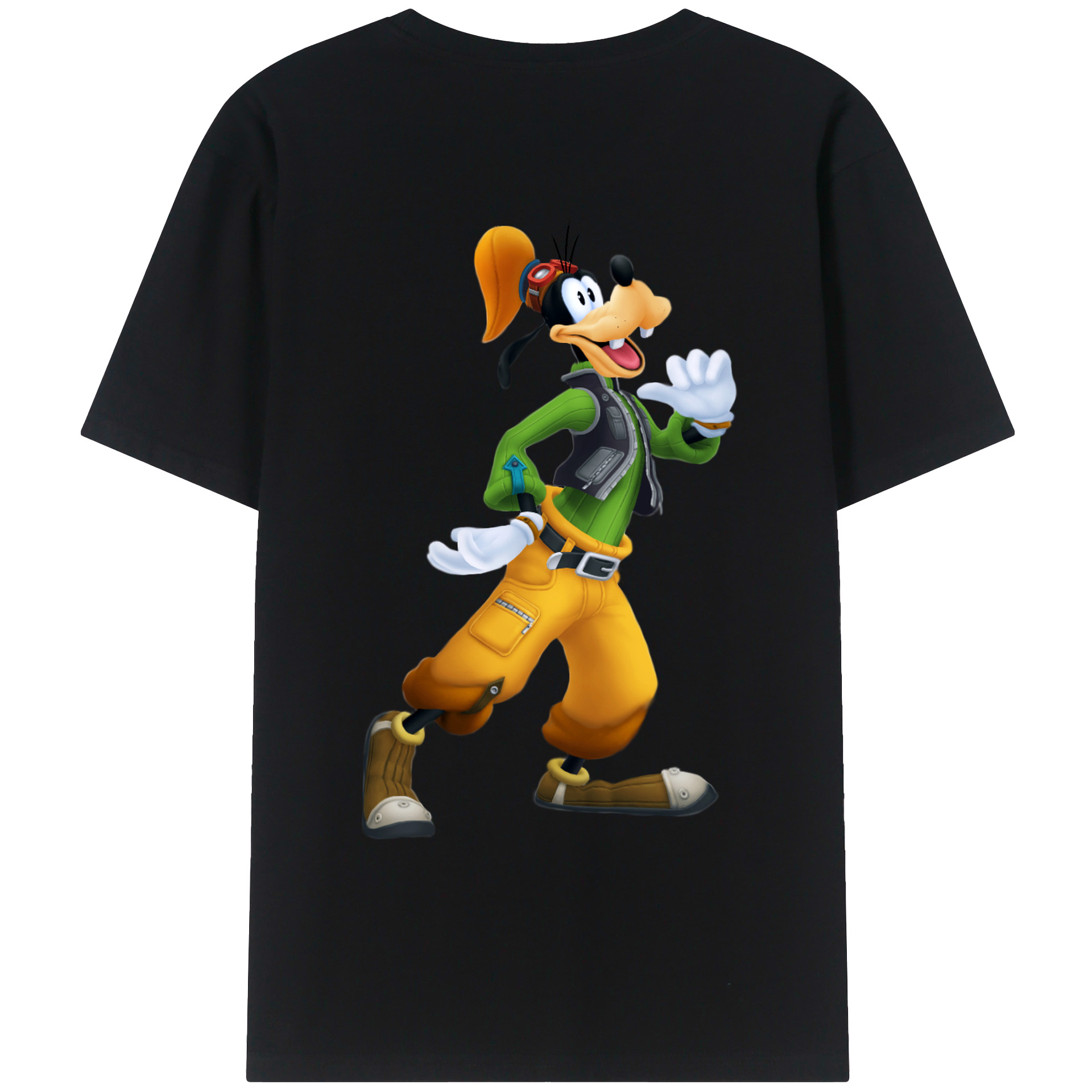 （画像用） ミッキーマウス Mickey Mouse レディース半袖Tシャツ(バックプリント)