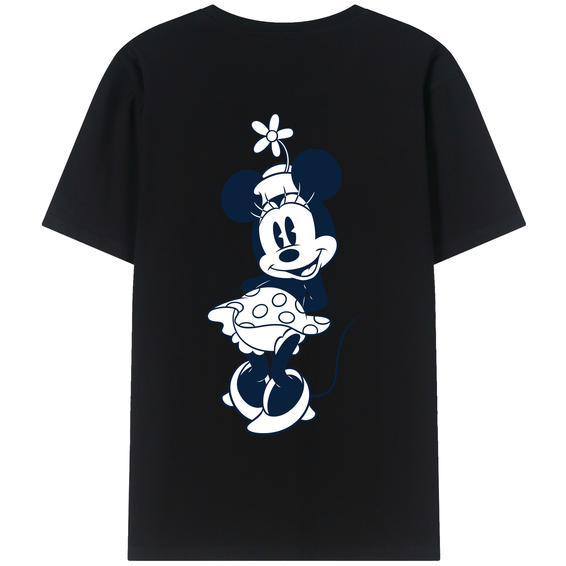 （画像用） ミッキーマウス Mickey Mouse レディース半袖Tシャツ(バックプリント)