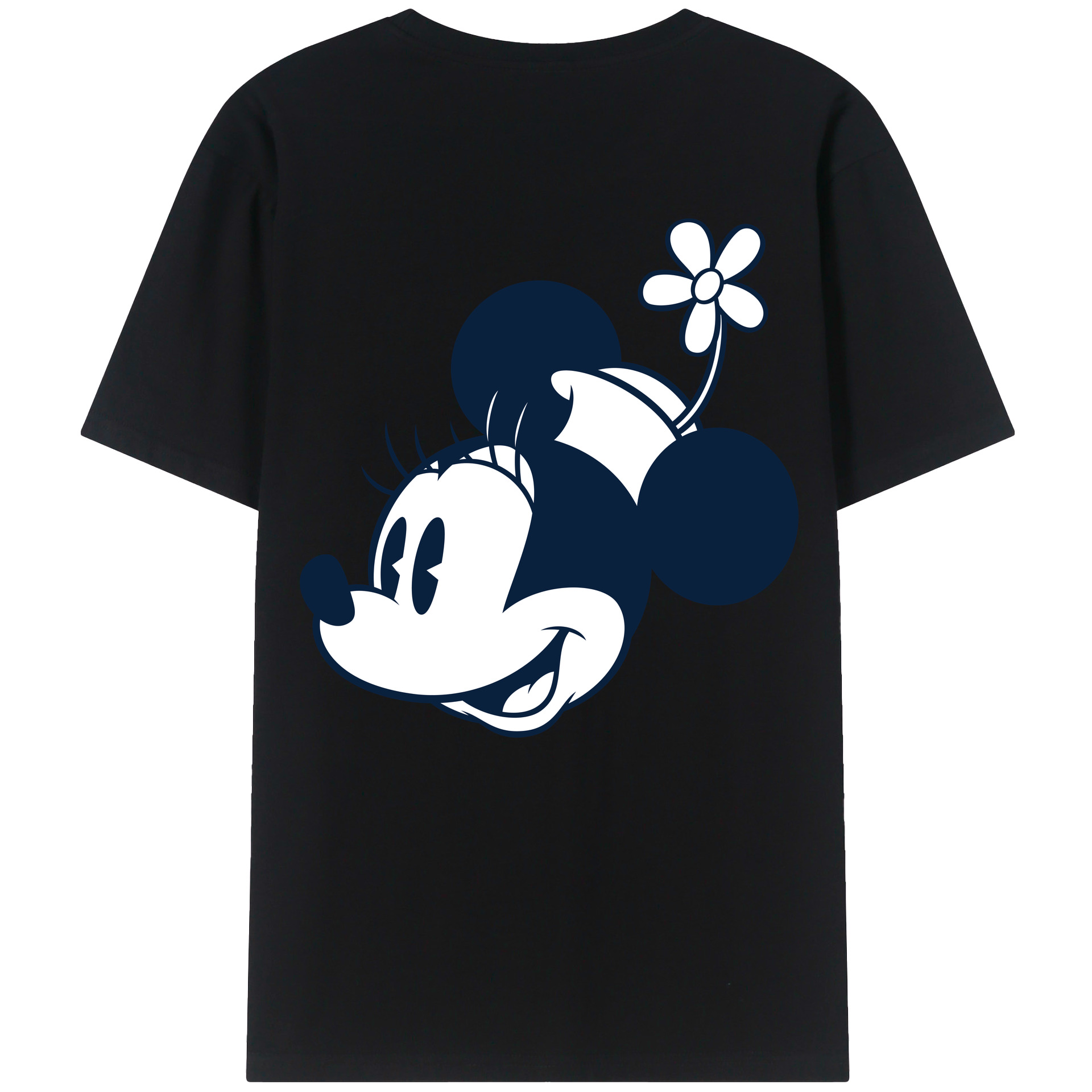 （画像用） ミッキーマウス Mickey Mouse レディース半袖Tシャツ(バックプリント)