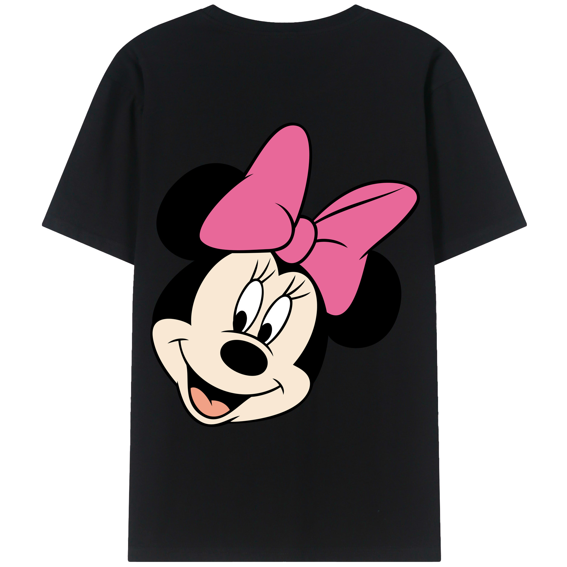 （画像用） ミッキーマウス Mickey Mouse レディース半袖Tシャツ(バックプリント)