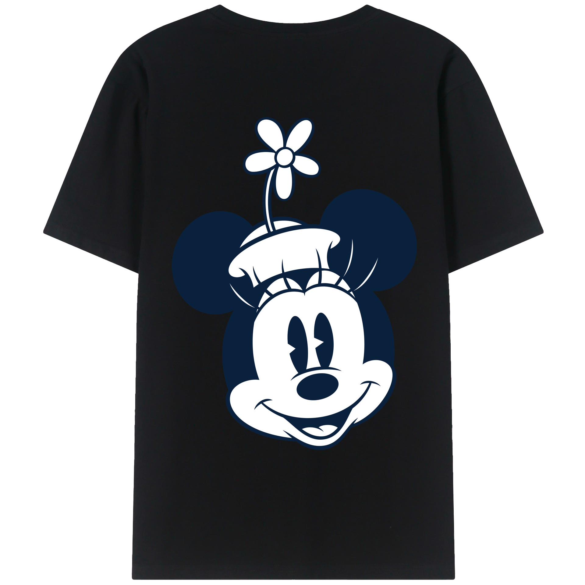 （画像用） ミッキーマウス Mickey Mouse レディース半袖Tシャツ(バックプリント)