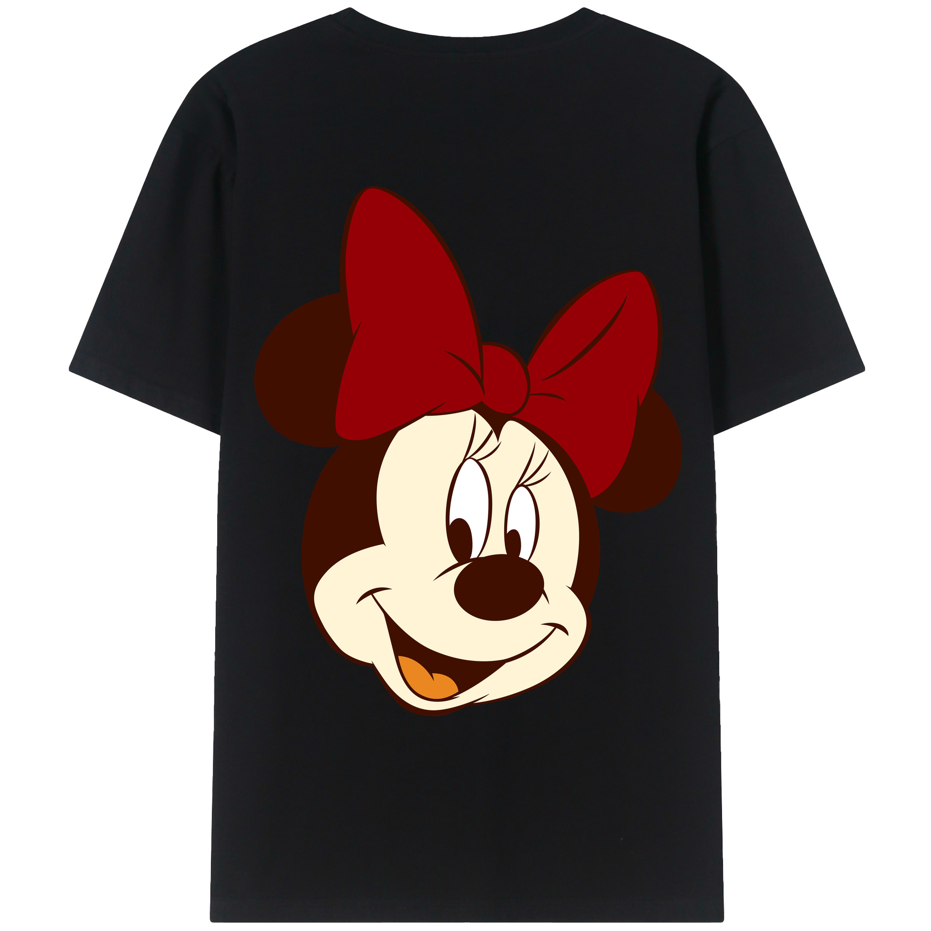 （画像用） ミッキーマウス Mickey Mouse レディース半袖Tシャツ(バックプリント)