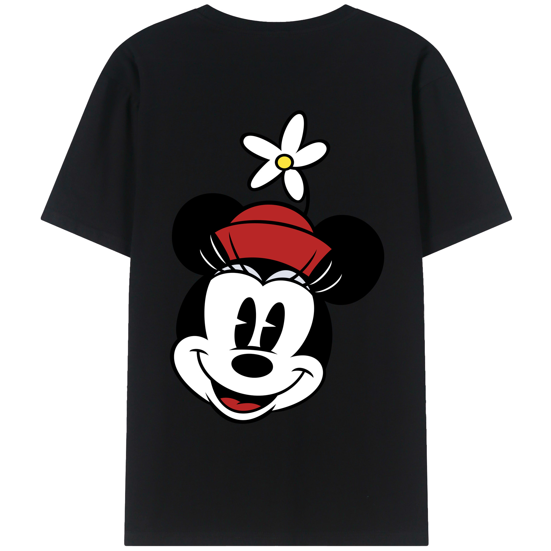 （画像用） ミッキーマウス Mickey Mouse レディース半袖Tシャツ(バックプリント)