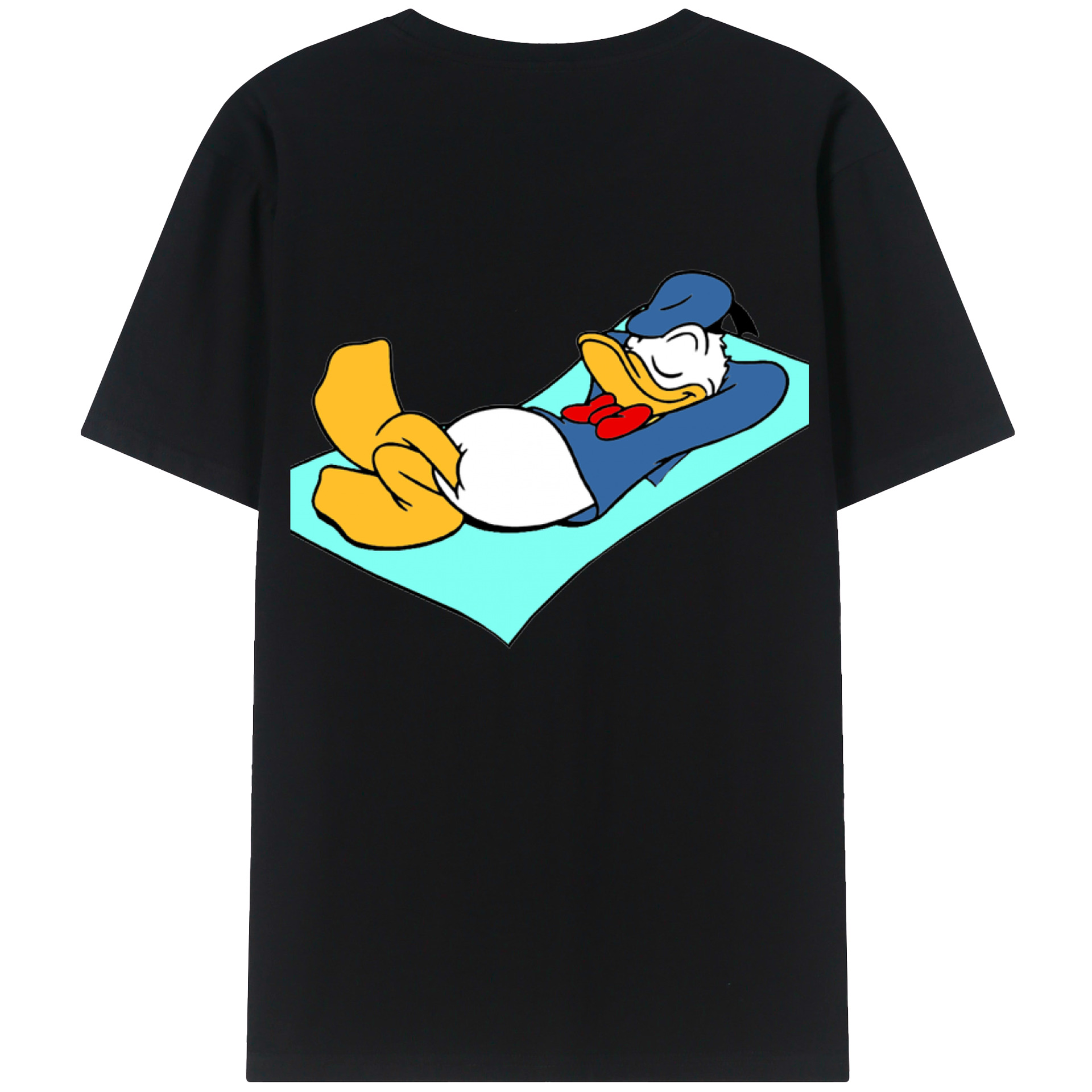 （画像用） ミッキーマウス Mickey Mouse レディース半袖Tシャツ(バックプリント)