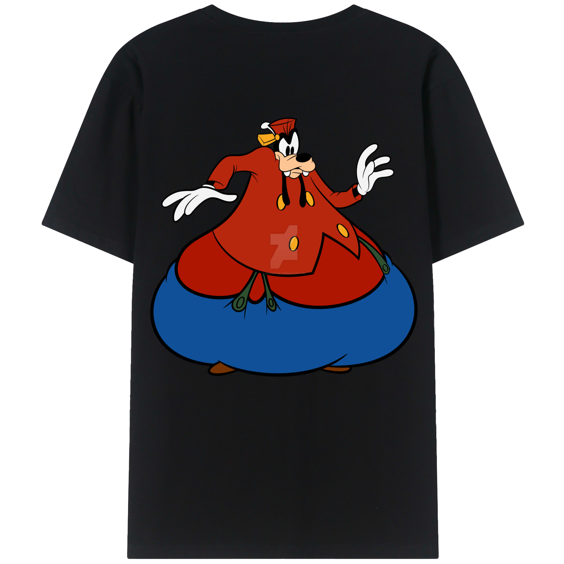 （画像用） ミッキーマウス Mickey Mouse レディース半袖Tシャツ(バックプリント)