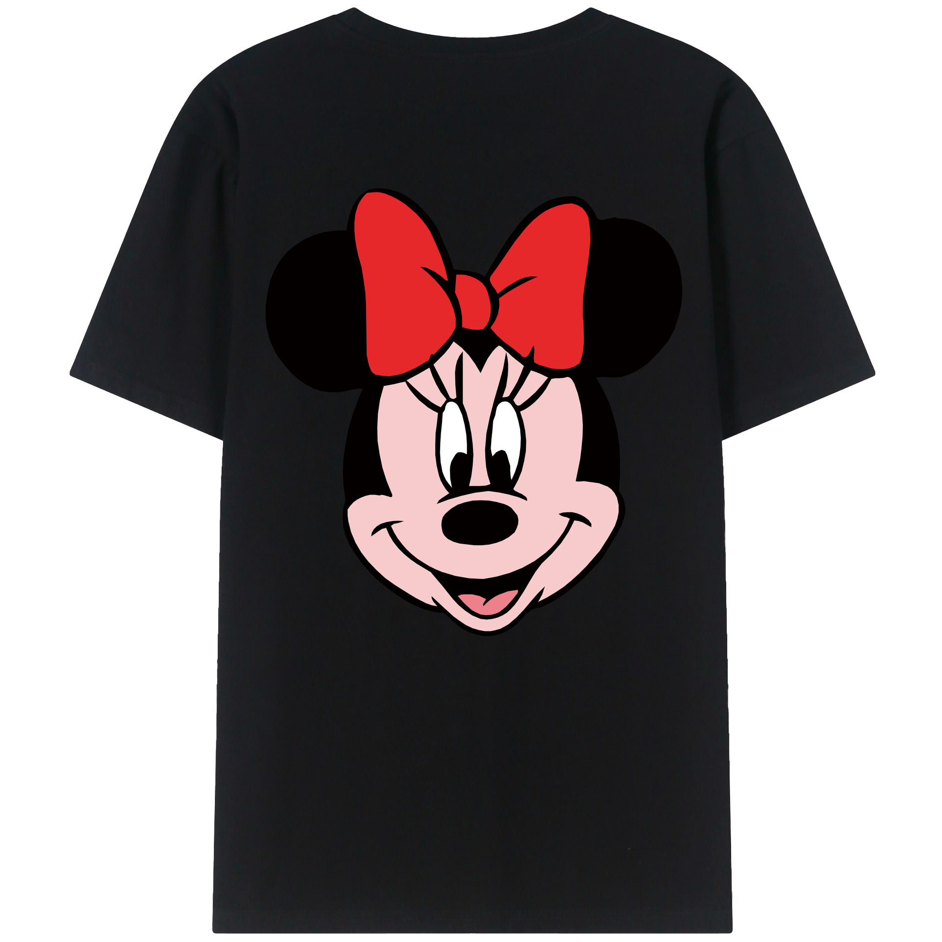 （画像用） ミッキーマウス Mickey Mouse レディース半袖Tシャツ(バックプリント)