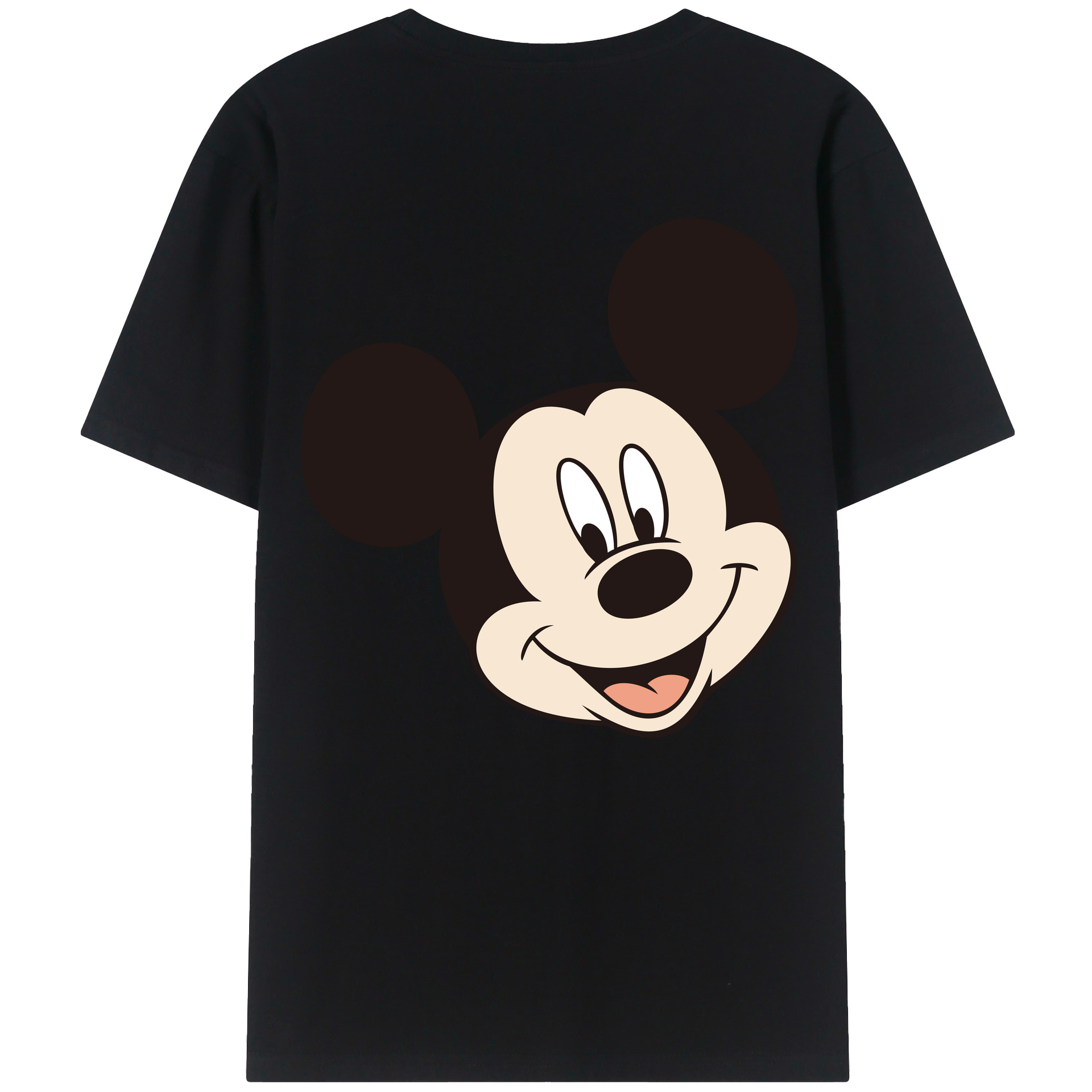 （画像用） ミッキーマウス Mickey Mouse レディース半袖Tシャツ(バックプリント)