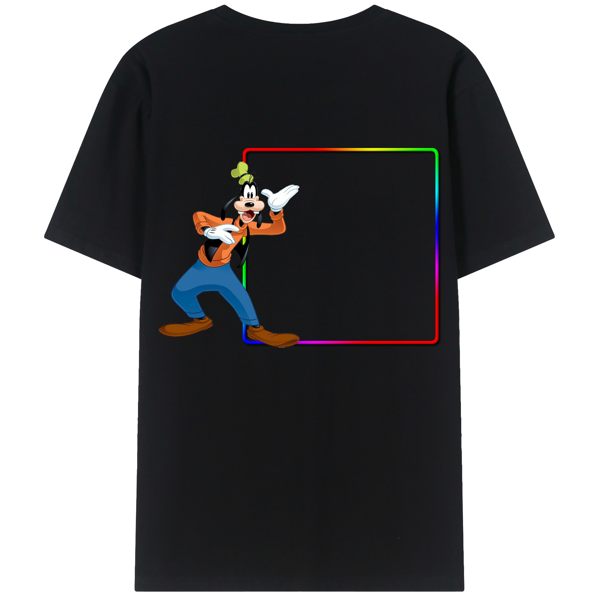 （画像用） ミッキーマウス Mickey Mouse レディース半袖Tシャツ(バックプリント)