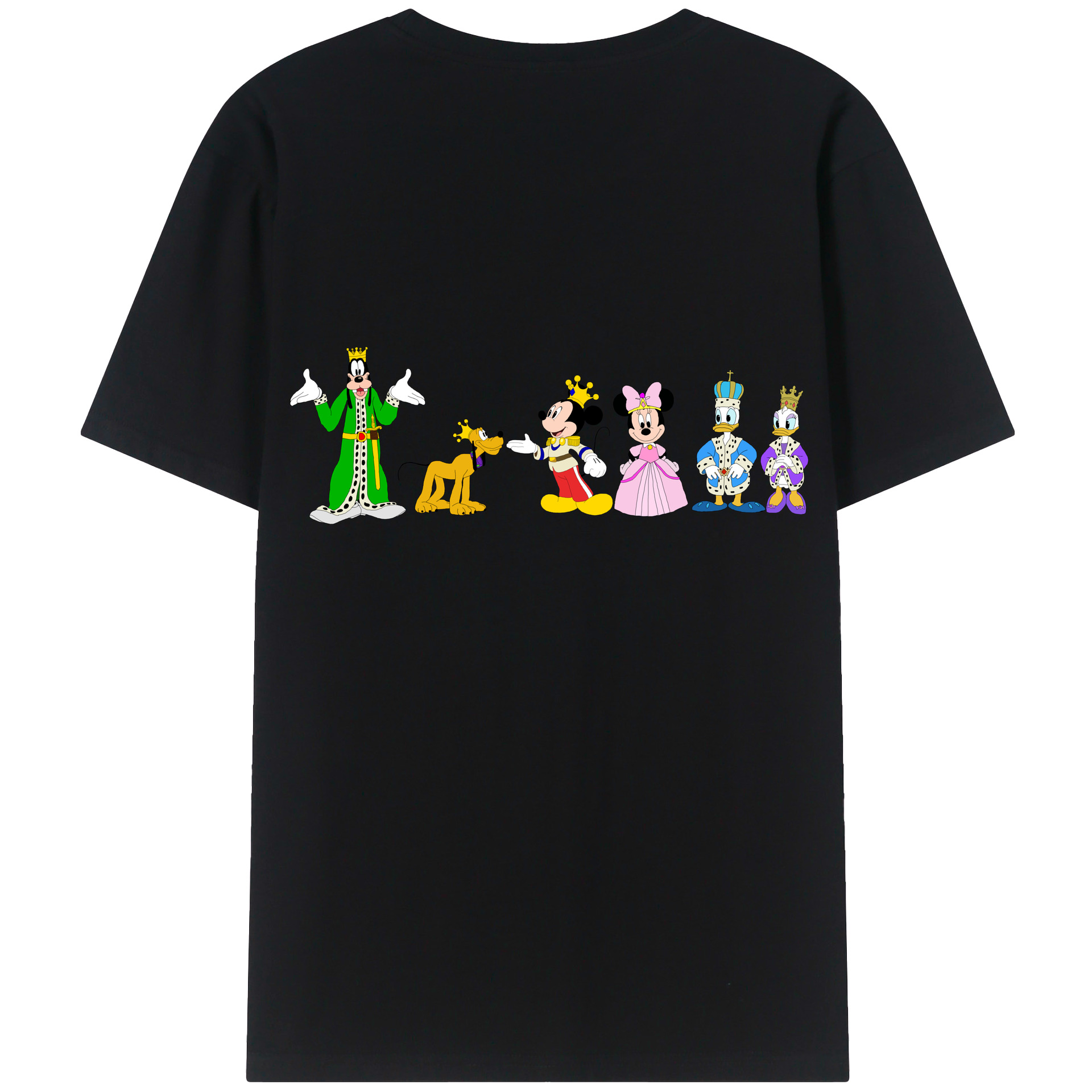 （画像用） ミッキーマウス Mickey Mouse レディース半袖Tシャツ(バックプリント)