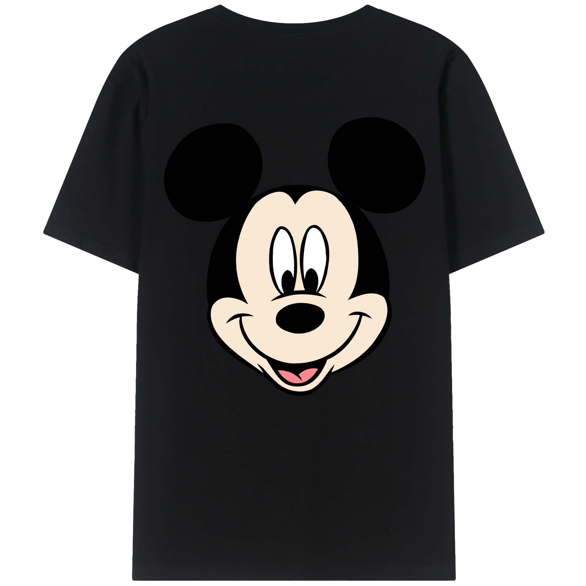 （画像用） ミッキーマウス Mickey Mouse レディース半袖Tシャツ(バックプリント)