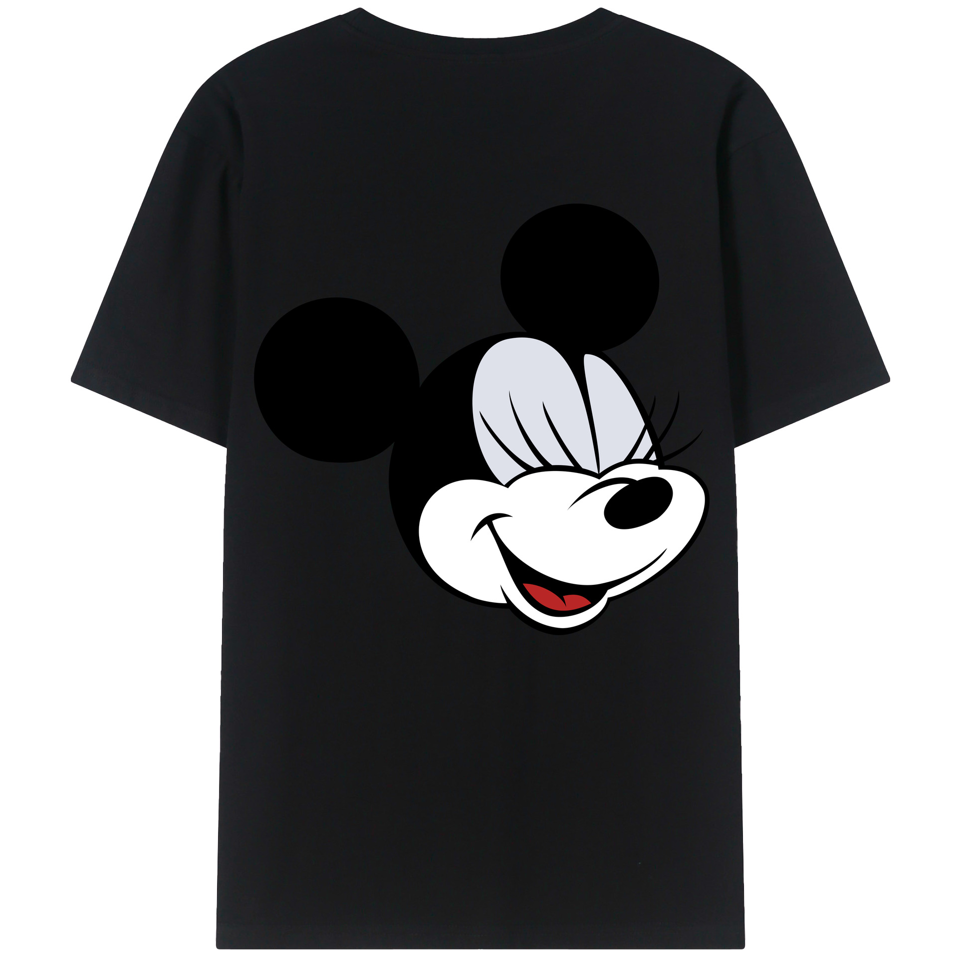 （画像用） ミッキーマウス Mickey Mouse レディース半袖Tシャツ(バックプリント)
