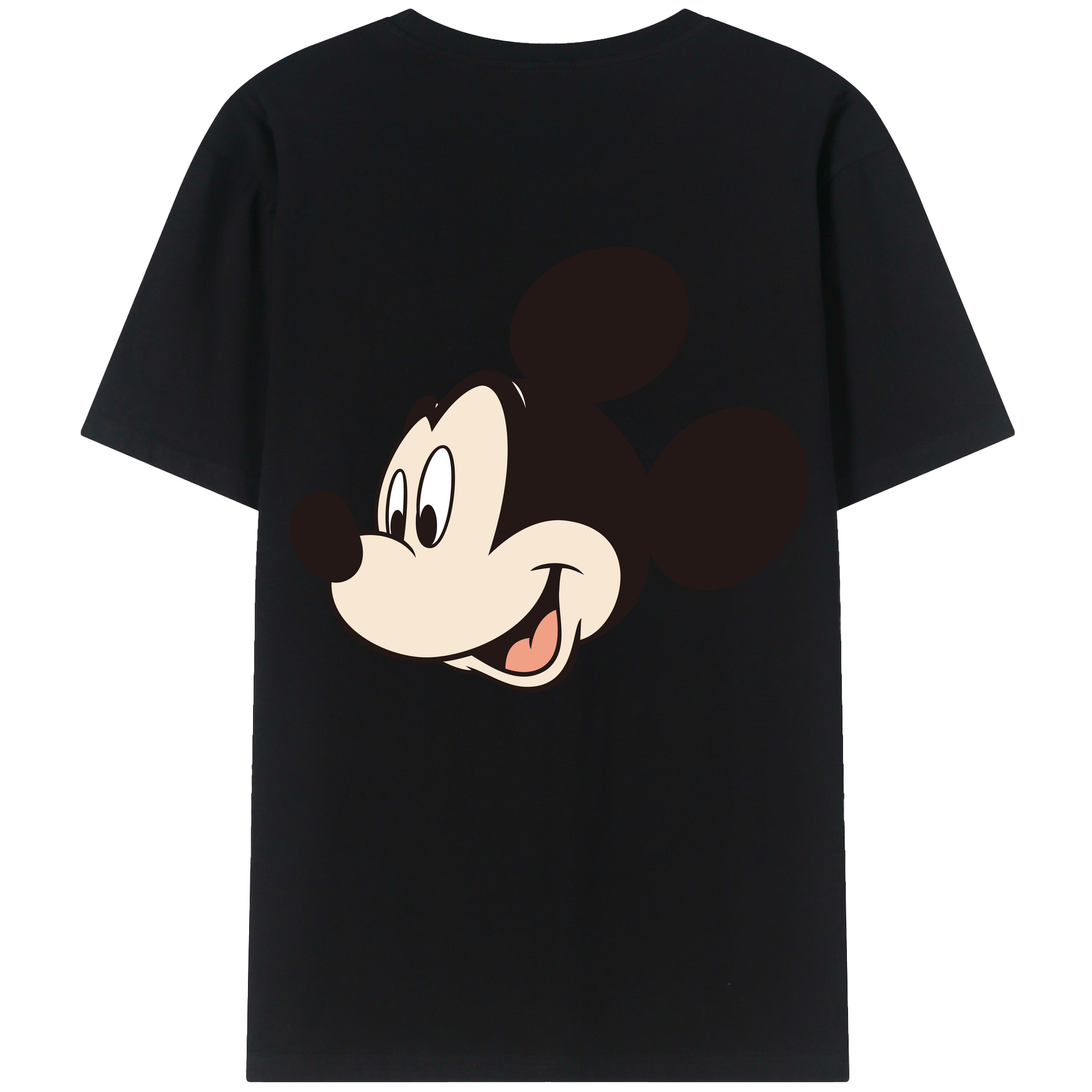 （画像用） ミッキーマウス Mickey Mouse レディース半袖Tシャツ(バックプリント)