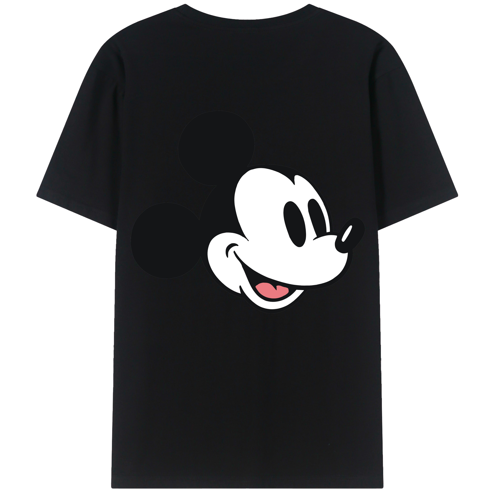 （画像用） ミッキーマウス Mickey Mouse レディース半袖Tシャツ(バックプリント)