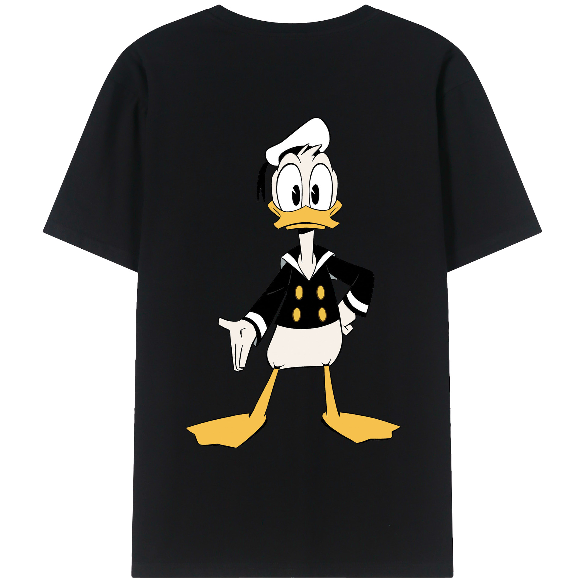 （画像用） ミッキーマウス Mickey Mouse レディース半袖Tシャツ(バックプリント)
