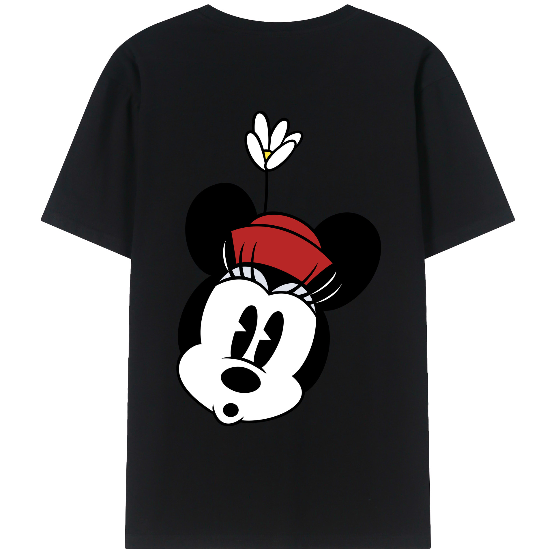 （画像用） ミッキーマウス Mickey Mouse レディース半袖Tシャツ(バックプリント)