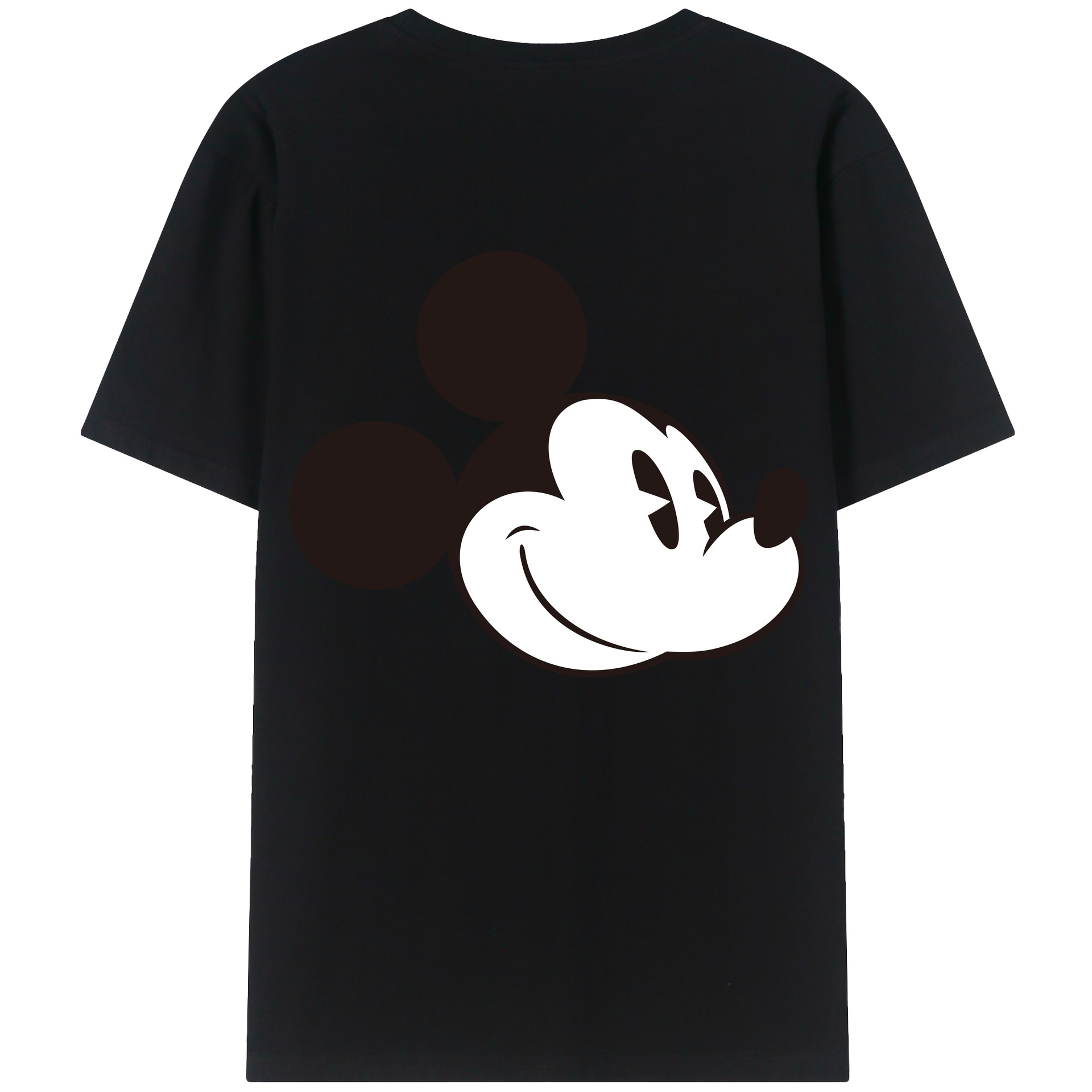 （画像用） ミッキーマウス Mickey Mouse レディース半袖Tシャツ(バックプリント)
