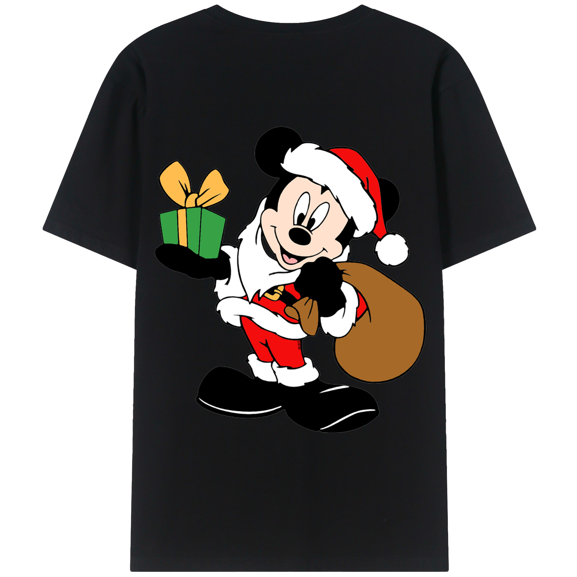 （画像用） ミッキーマウス Mickey Mouse レディース半袖Tシャツ(バックプリント)