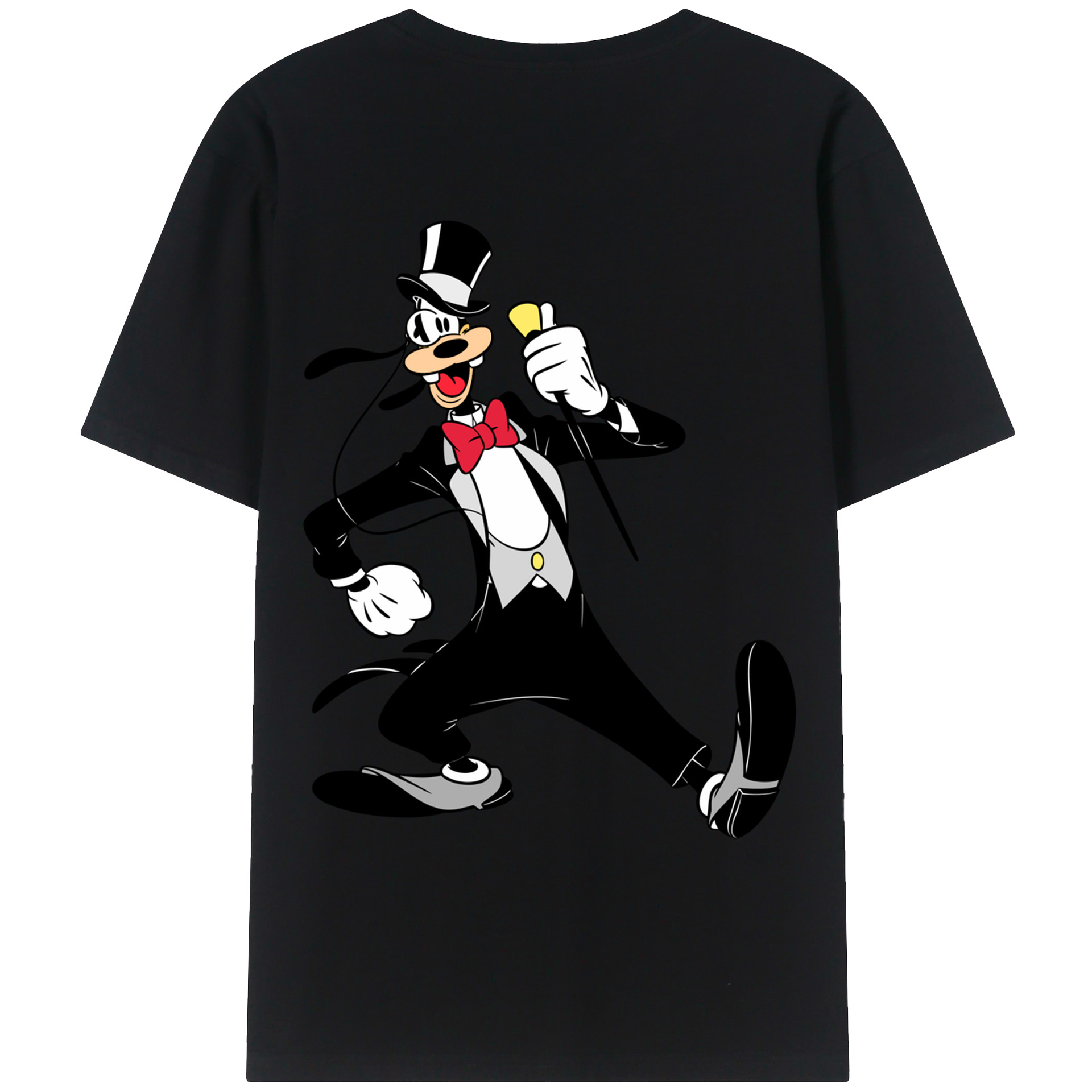 （画像用） ミッキーマウス Mickey Mouse レディース半袖Tシャツ(バックプリント)
