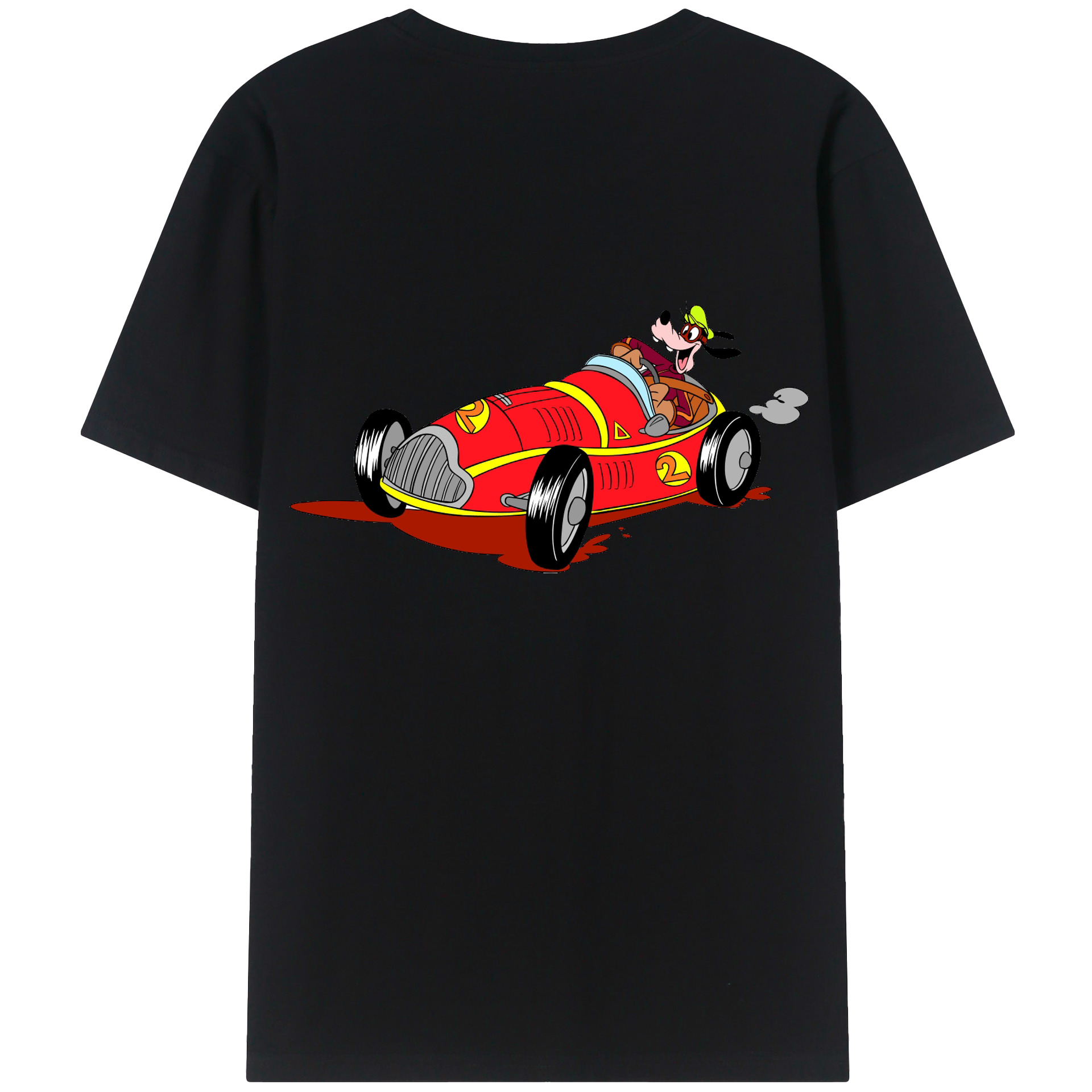 （画像用） ミッキーマウス Mickey Mouse レディース半袖Tシャツ(バックプリント)