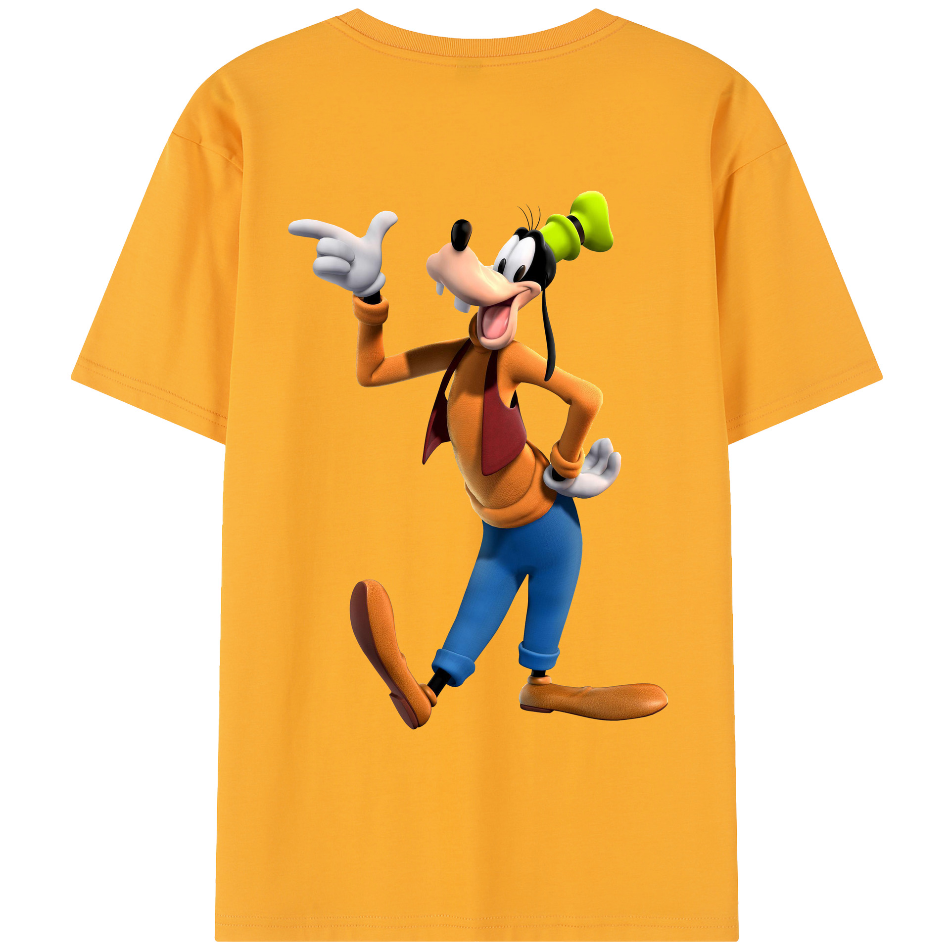 （画像用） ミッキーマウス Mickey Mouse レディース半袖Tシャツ(バックプリント)