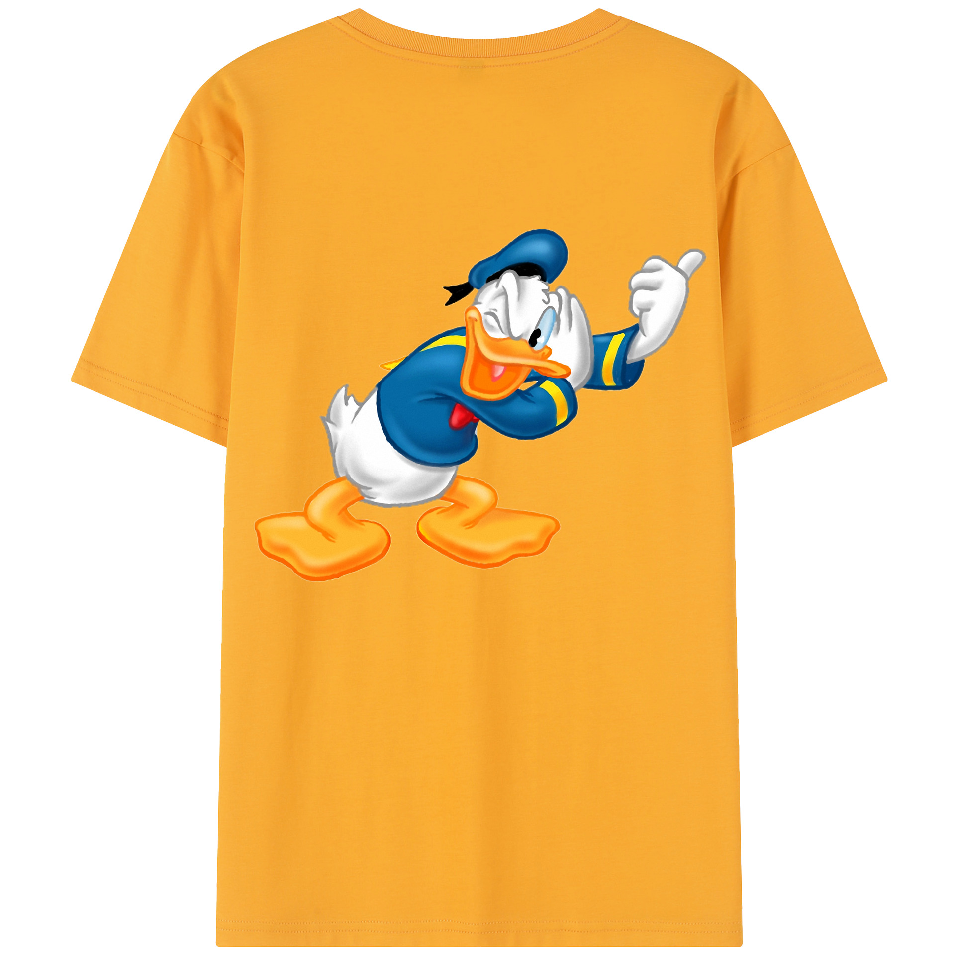 （画像用） ミッキーマウス Mickey Mouse レディース半袖Tシャツ(バックプリント)