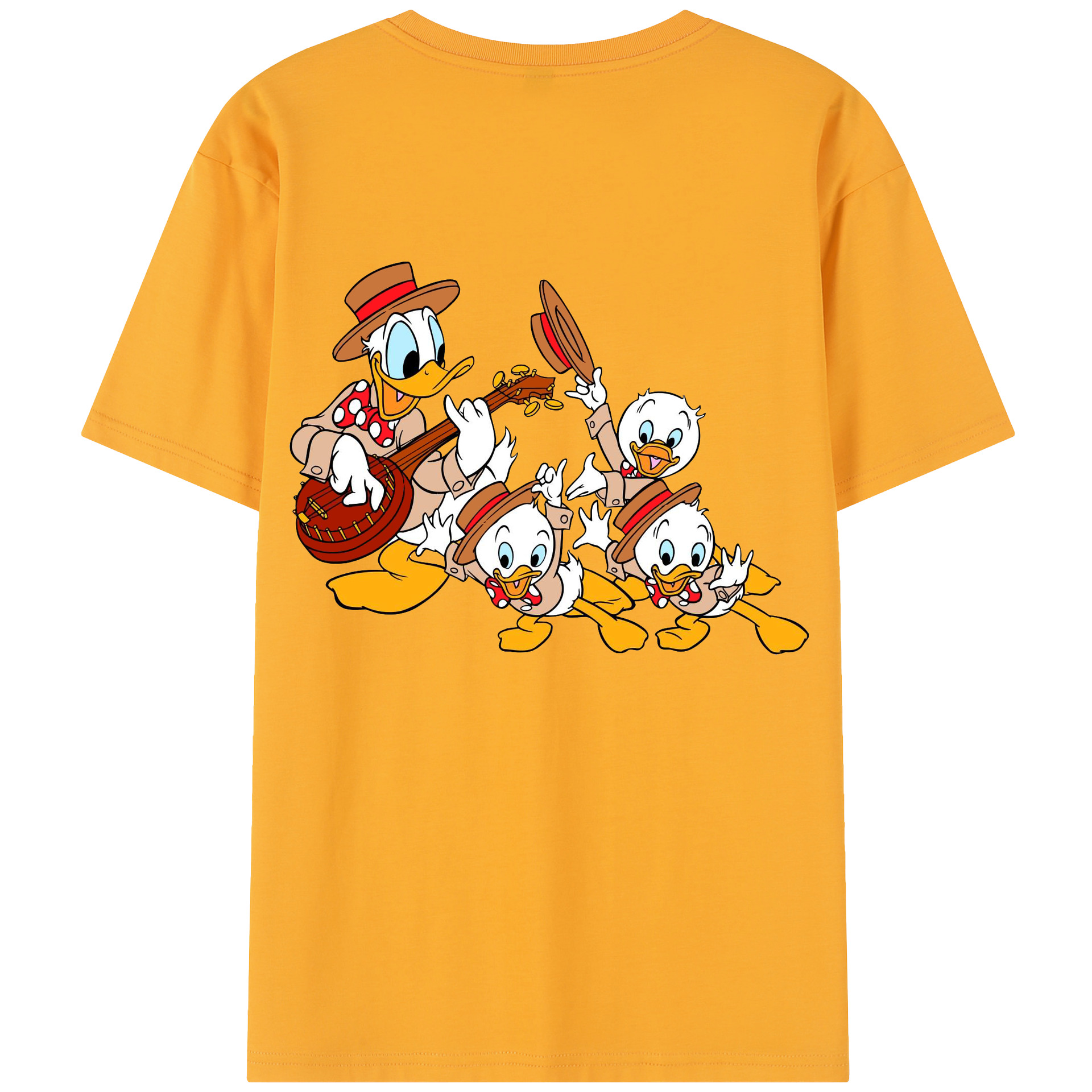 （画像用） ミッキーマウス Mickey Mouse レディース半袖Tシャツ(バックプリント)