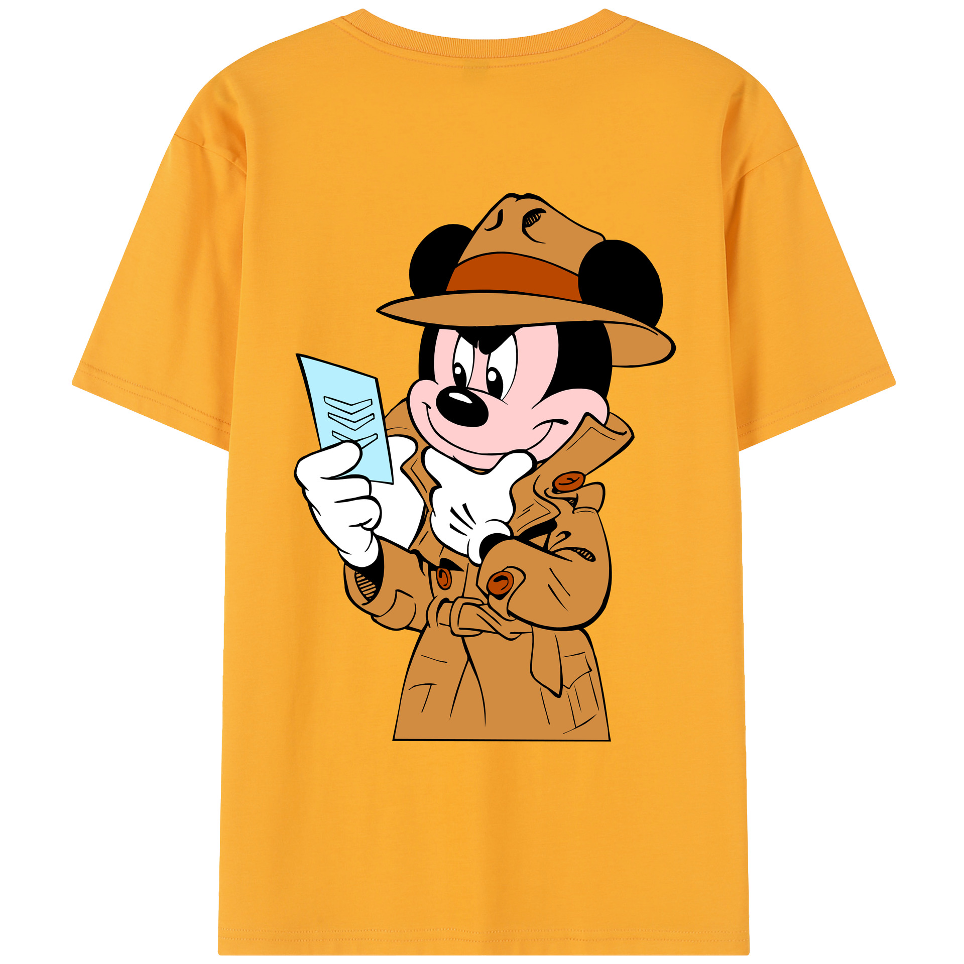 （画像用） ミッキーマウス Mickey Mouse レディース半袖Tシャツ(バックプリント)