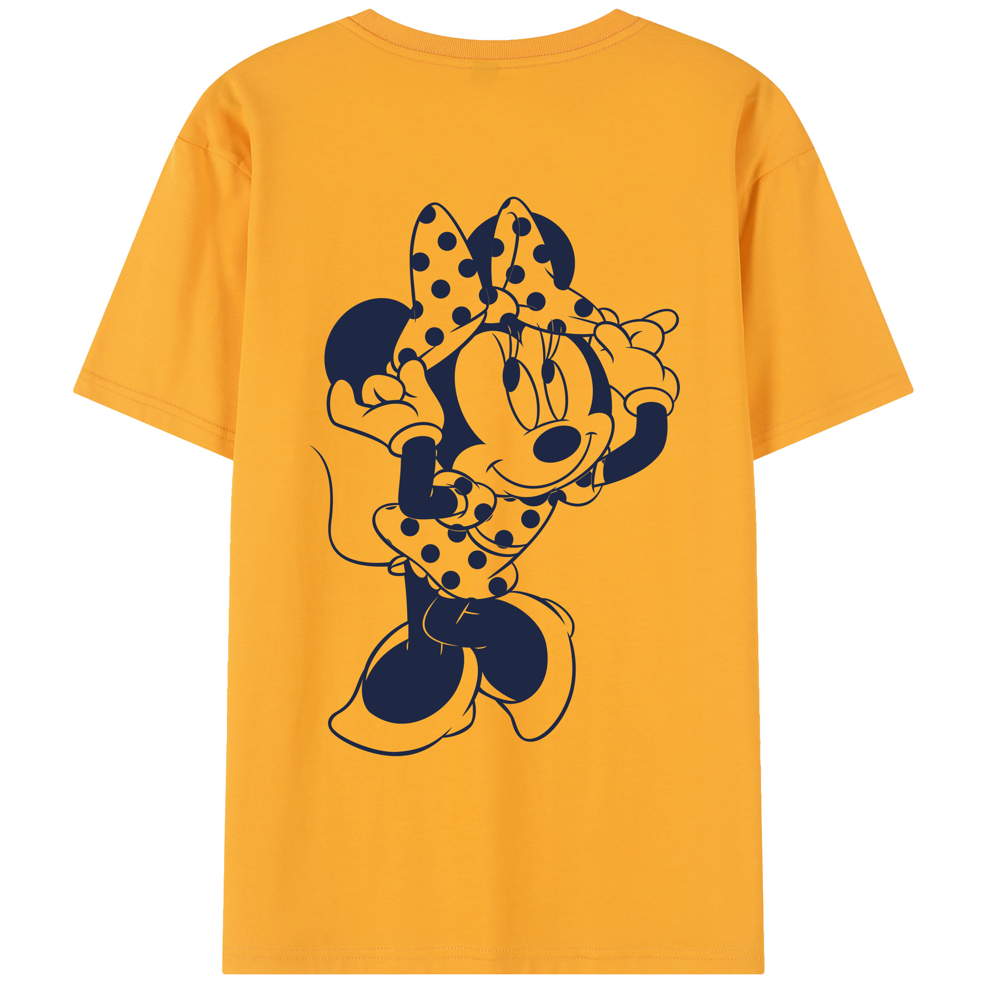 （画像用） ミッキーマウス Mickey Mouse レディース半袖Tシャツ(バックプリント)