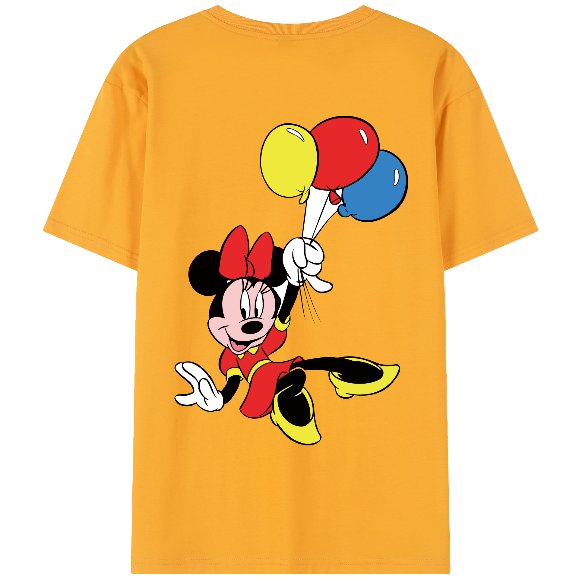 （画像用） ミッキーマウス Mickey Mouse レディース半袖Tシャツ(バックプリント)