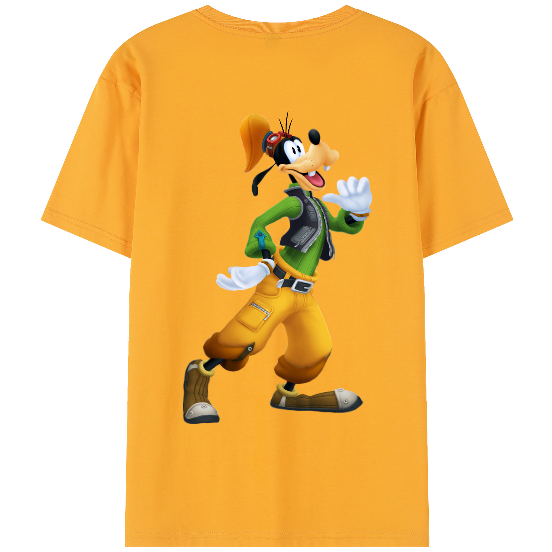 （画像用） ミッキーマウス Mickey Mouse レディース半袖Tシャツ(バックプリント)