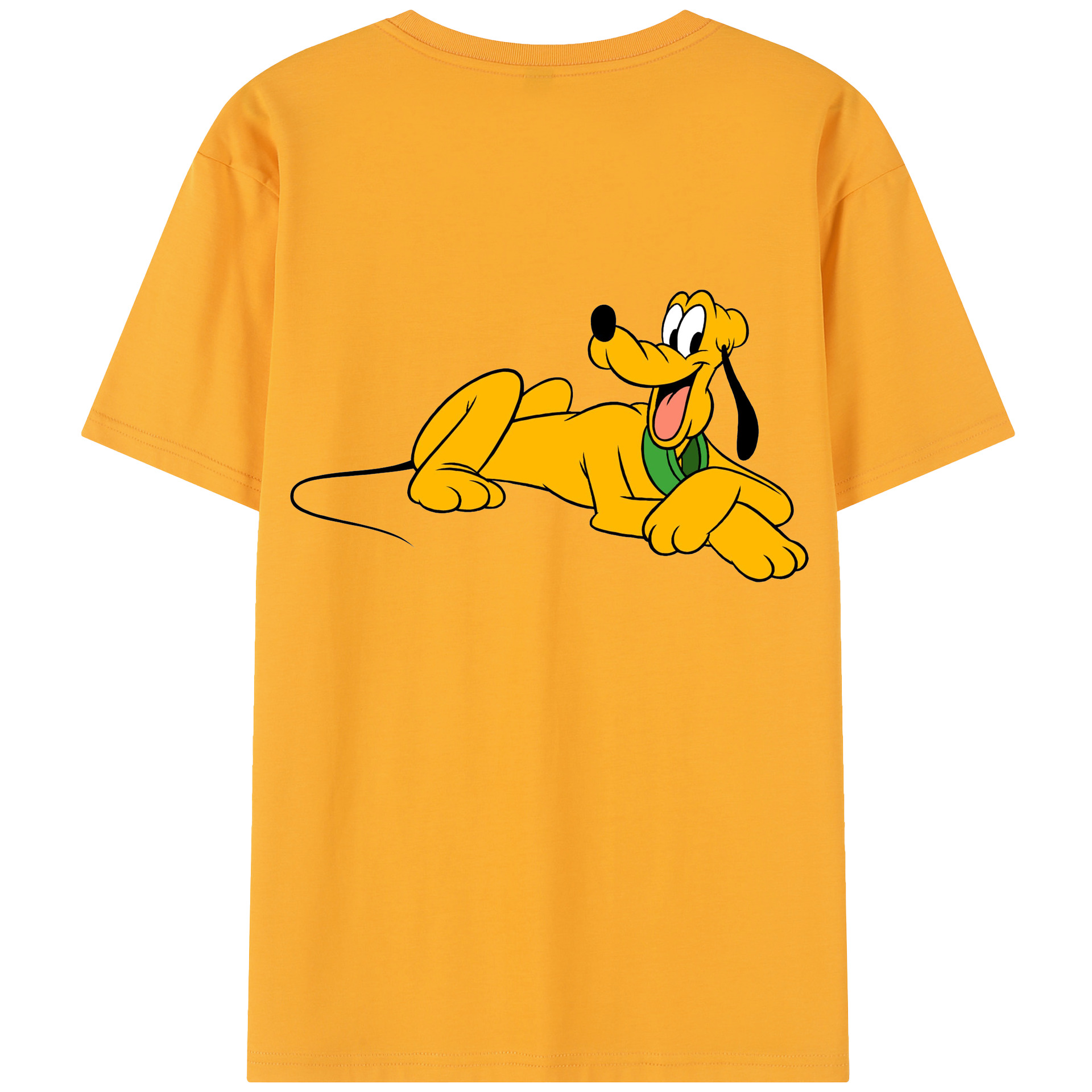 （画像用） ミッキーマウス Mickey Mouse レディース半袖Tシャツ(バックプリント)
