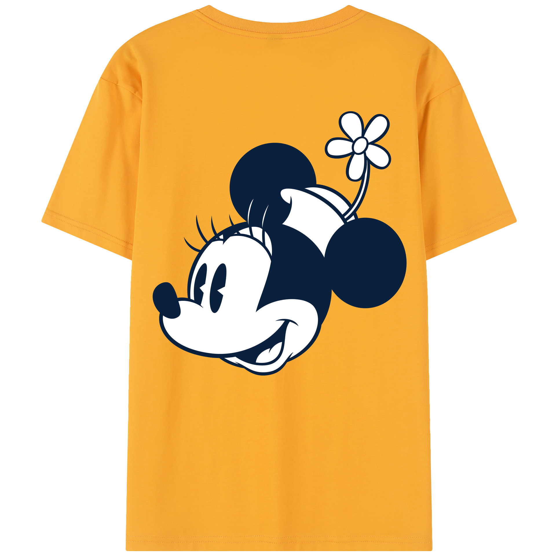 （画像用） ミッキーマウス Mickey Mouse レディース半袖Tシャツ(バックプリント)