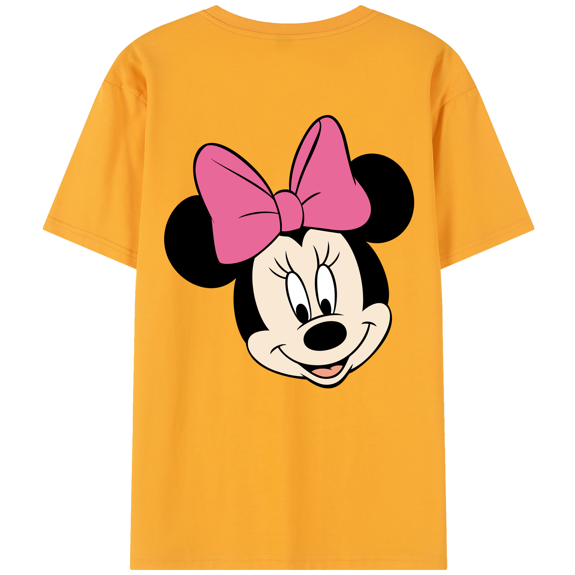 （画像用） ミッキーマウス Mickey Mouse レディース半袖Tシャツ(バックプリント)