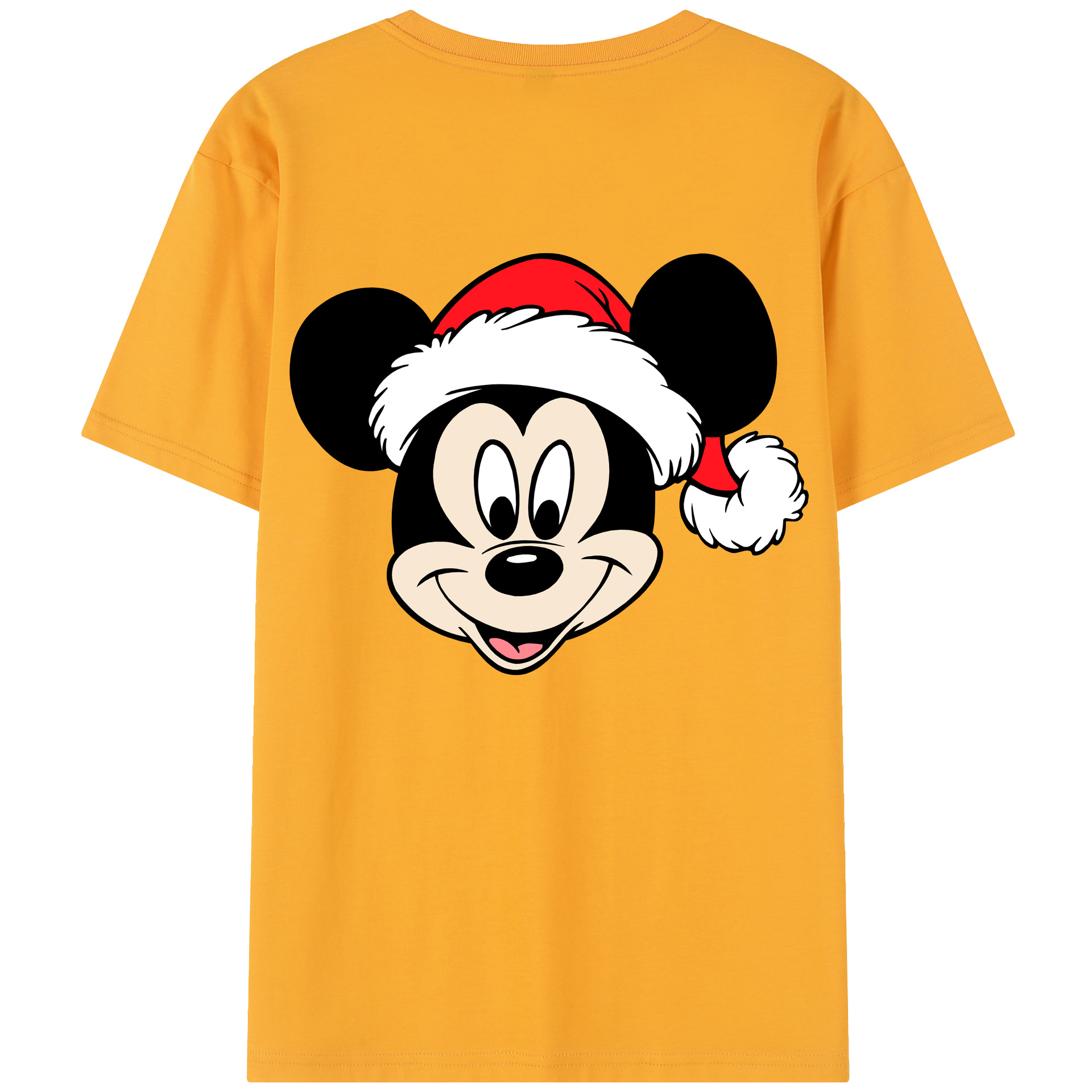 （画像用） ミッキーマウス Mickey Mouse レディース半袖Tシャツ(バックプリント)
